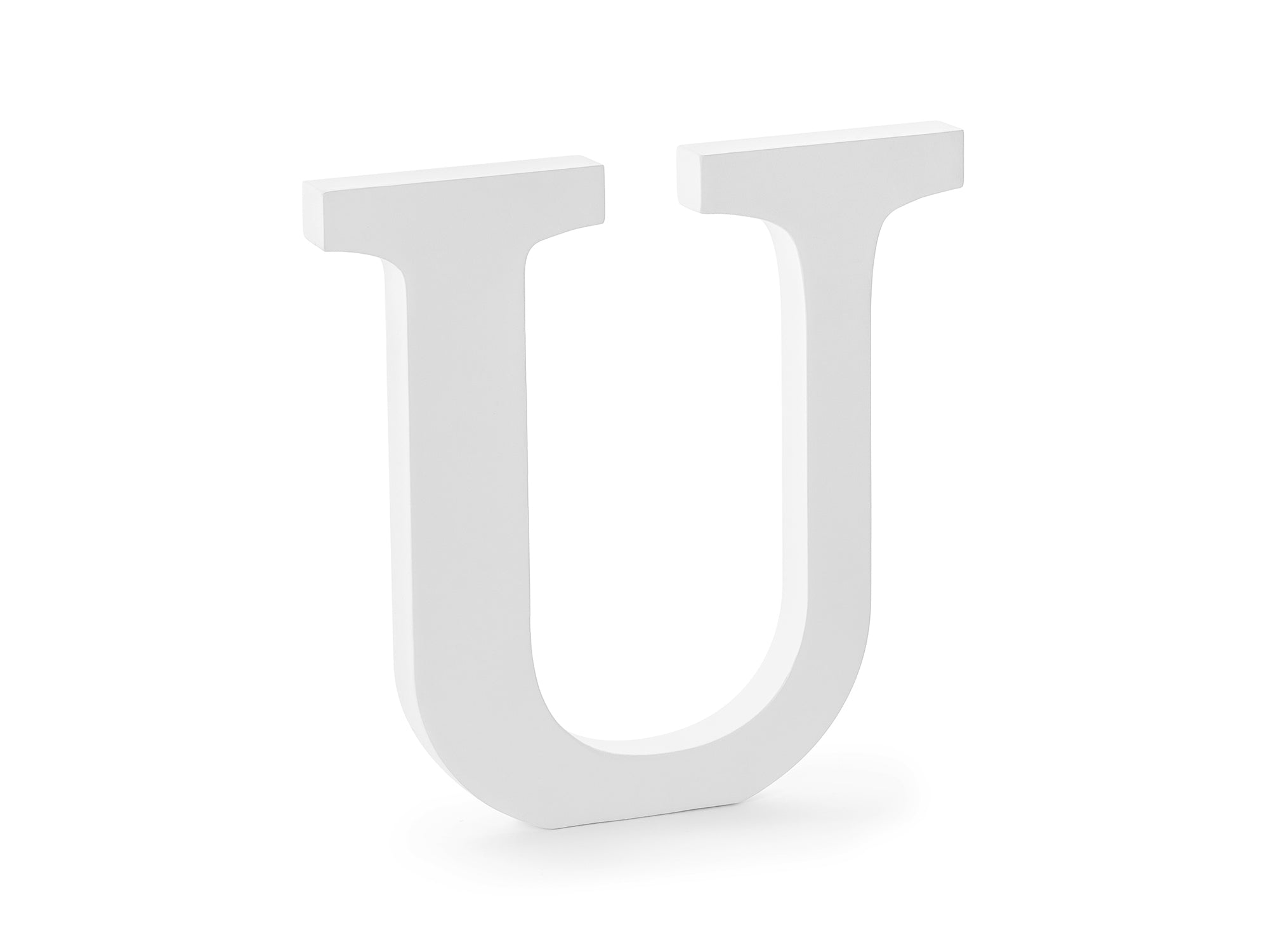 Wooden Letter U for Wedding Decor