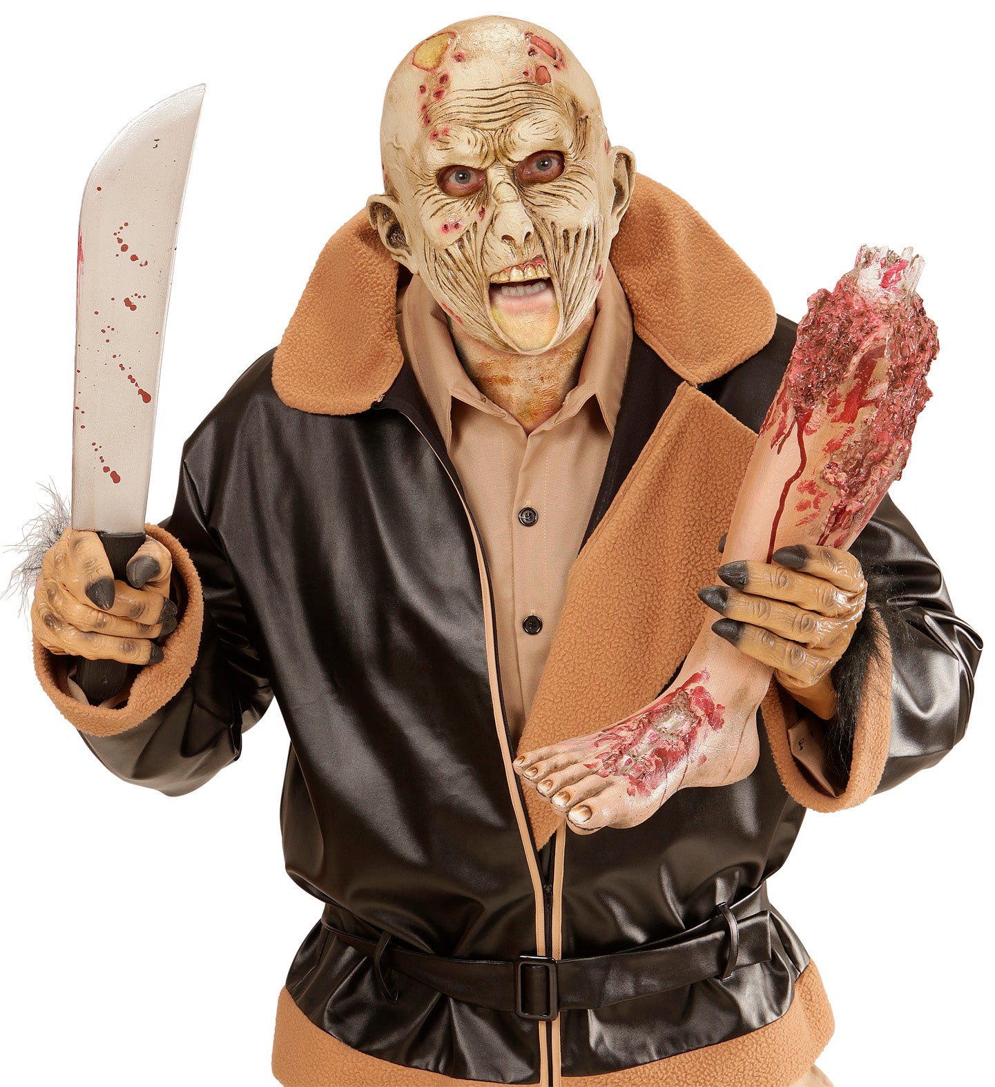 Zombie Open Mouth Mask Adult for halloween