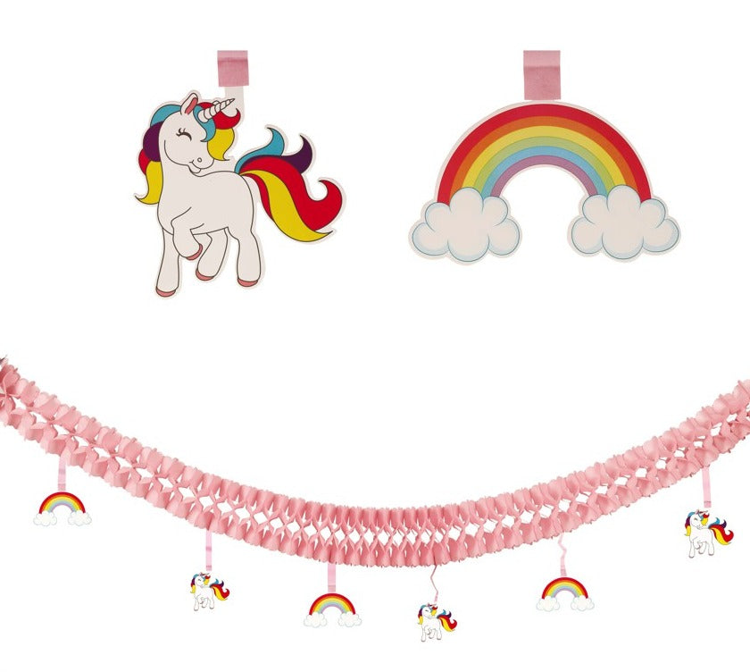 Unicorn Garland 6 Piece Party Decoration