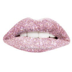 Rose Glitter Temporary Lip Tattoo