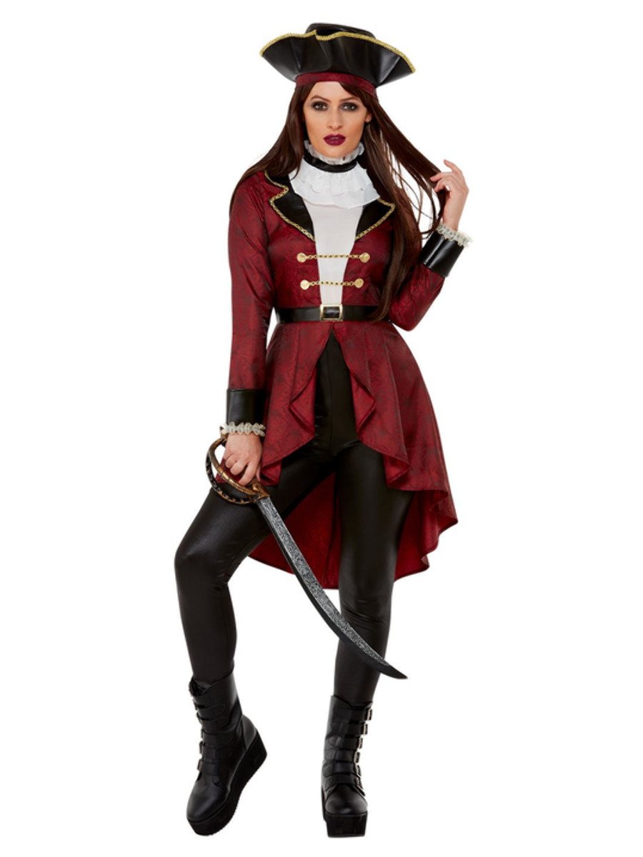 Deluxe Swashbuckler Pirate Costume Black