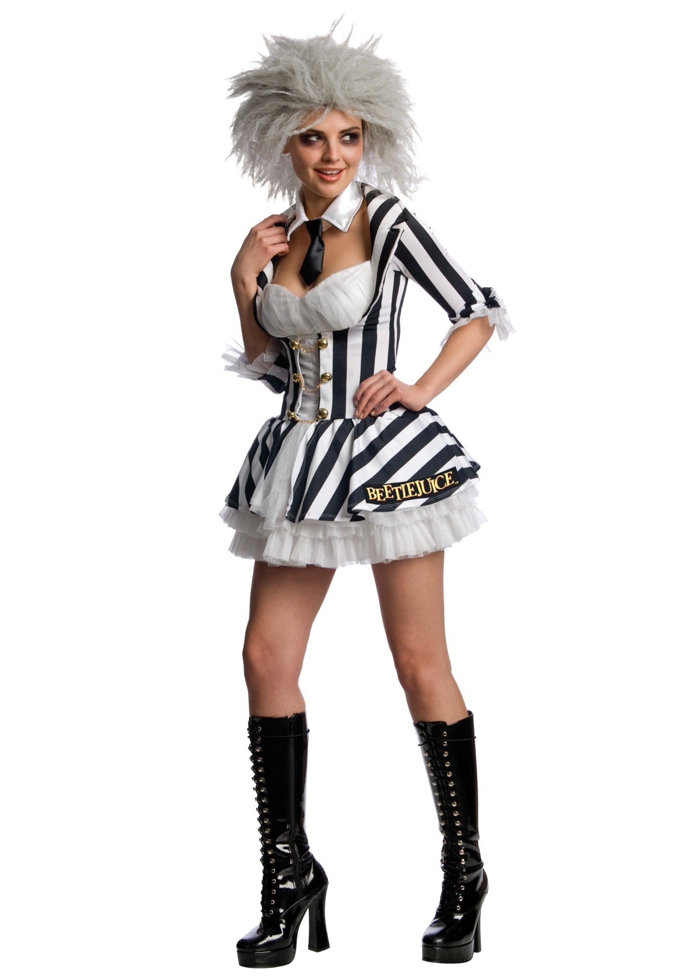 Miss Beetlejuice Fancy Dress Costume