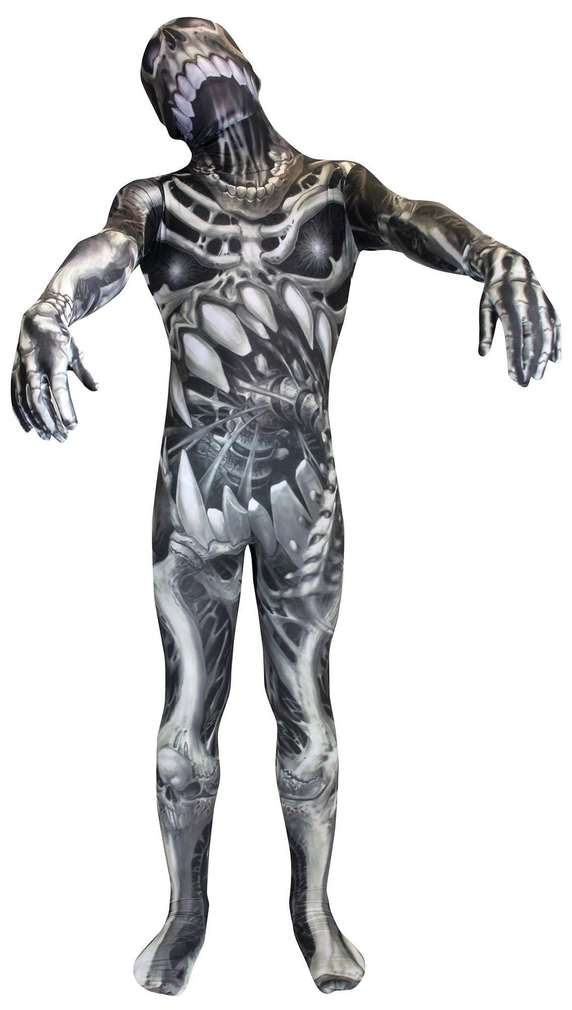 Skull and Bones Skeleton Morphsuit Costume