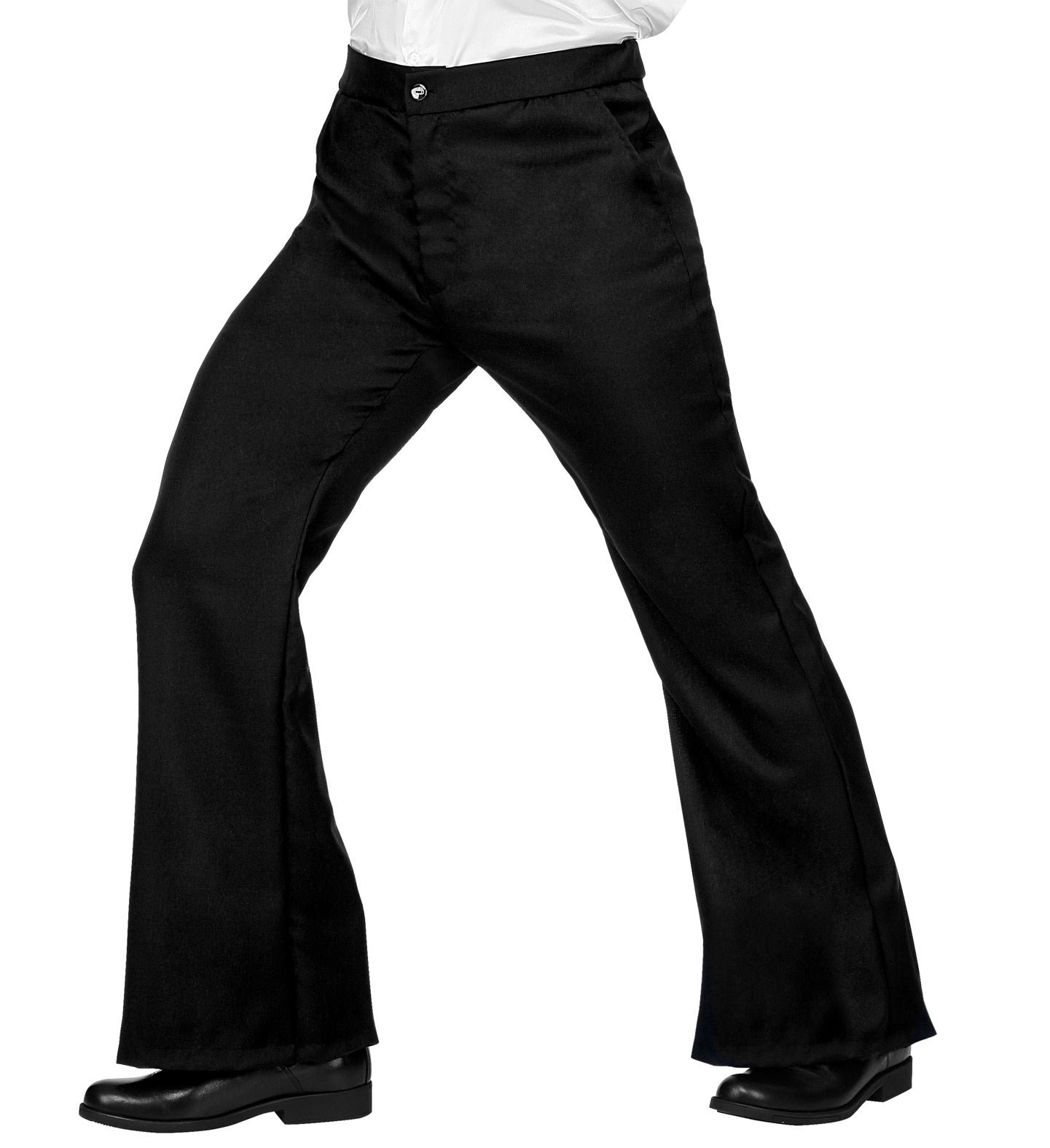 70's Groovy Disco Trousers Black