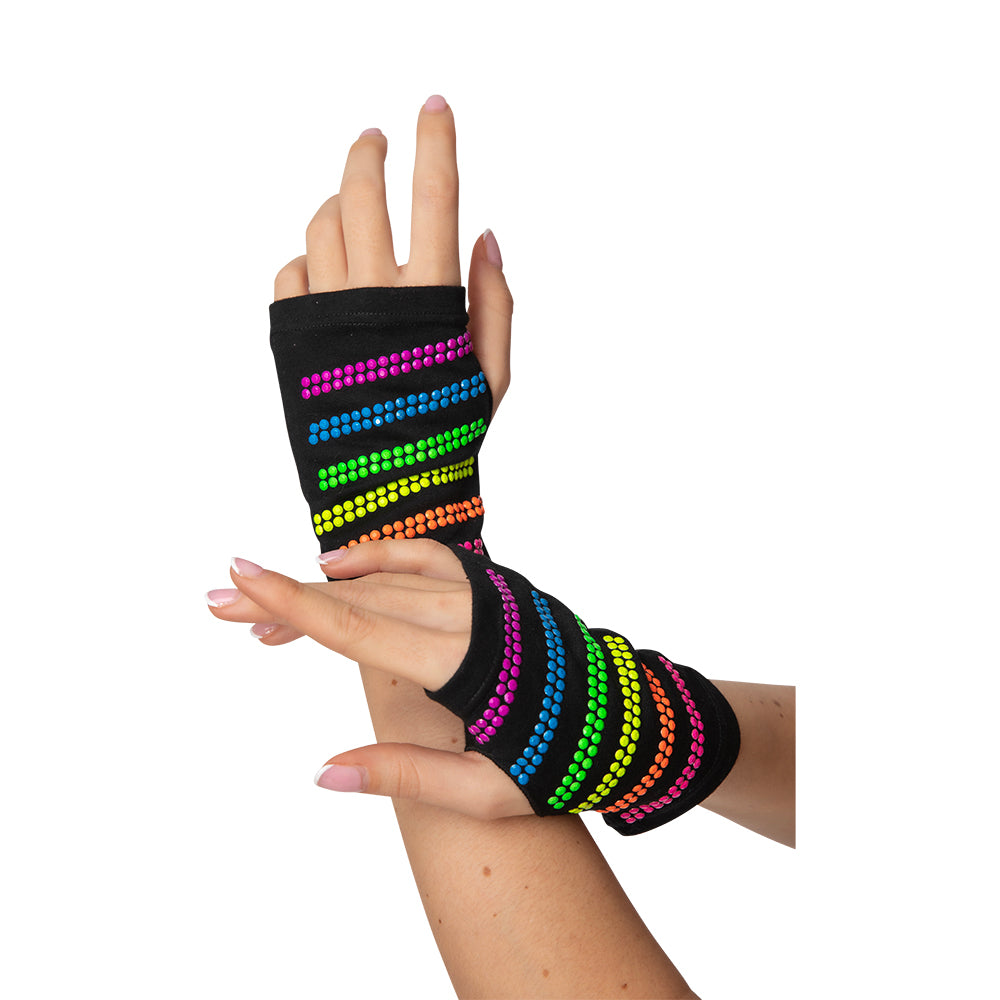 80's Neon Bead Gloves