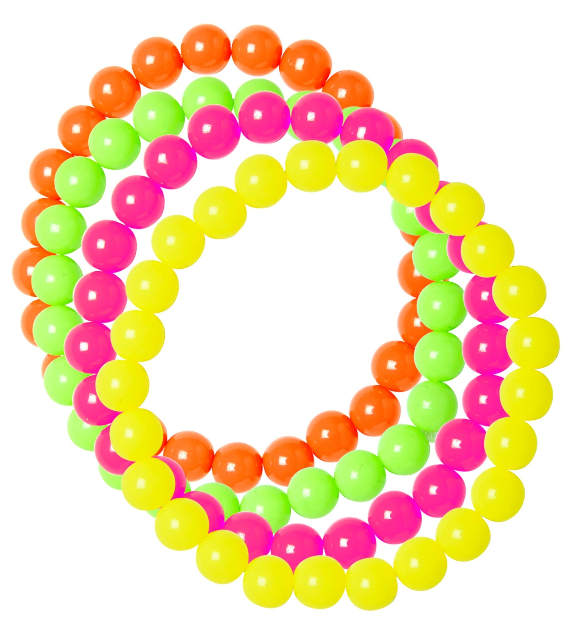 80s Neon Beaded Bracelets