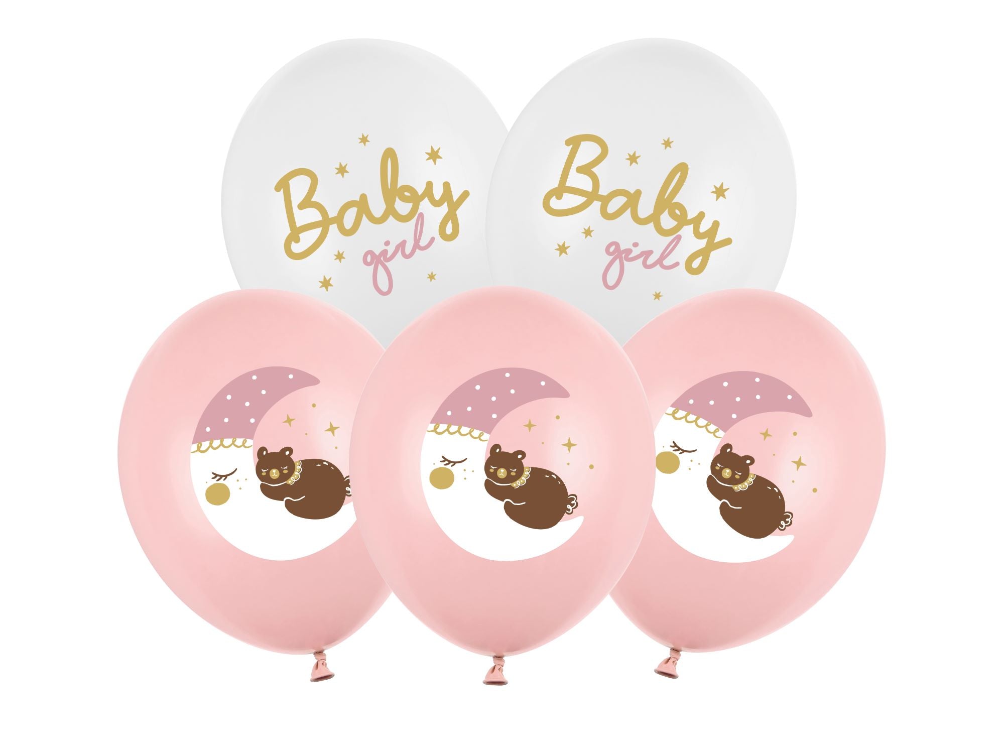 Baby Girl Balloons 30cm Set