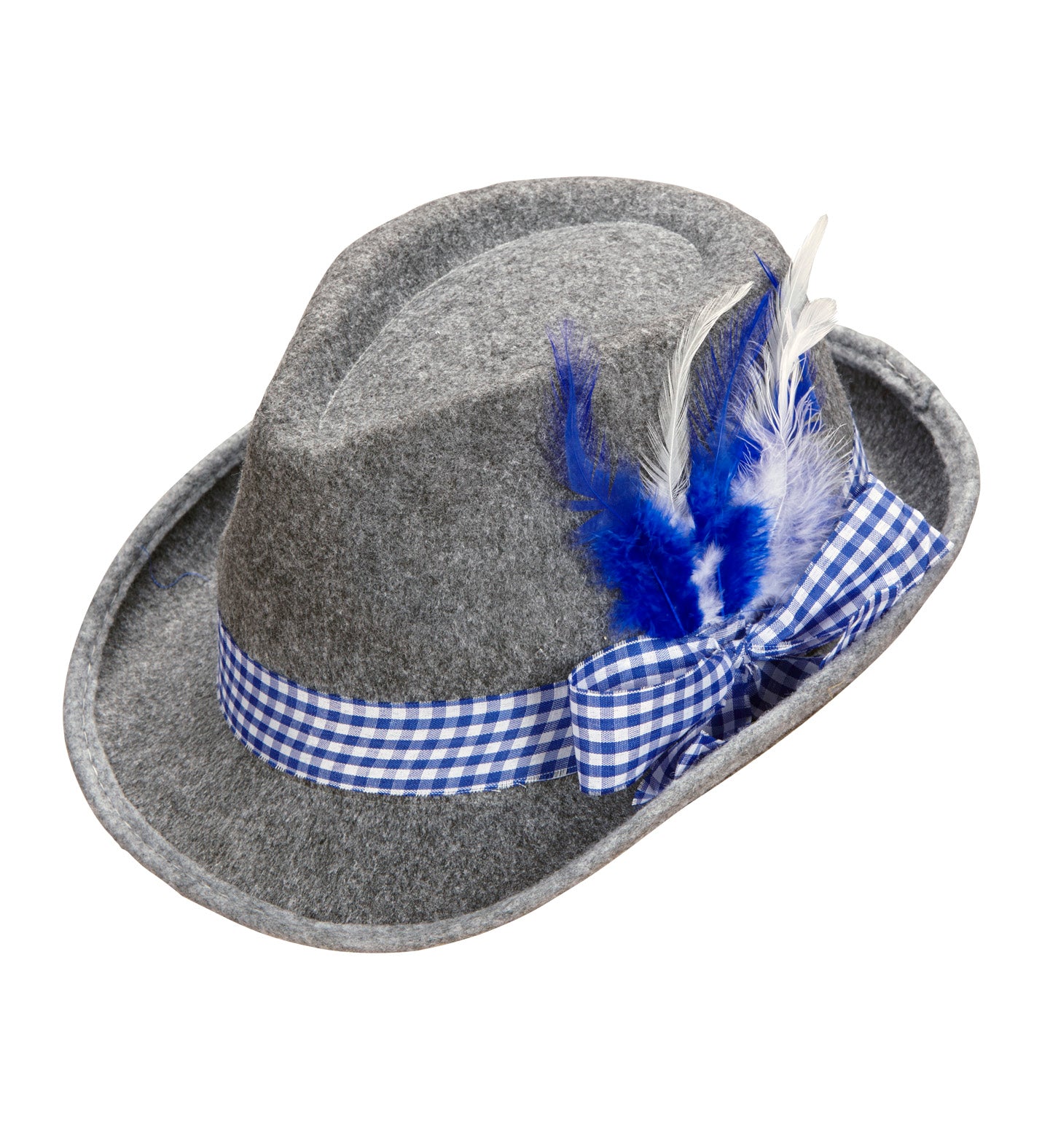 Bavarian Fedora Hat with Feathers