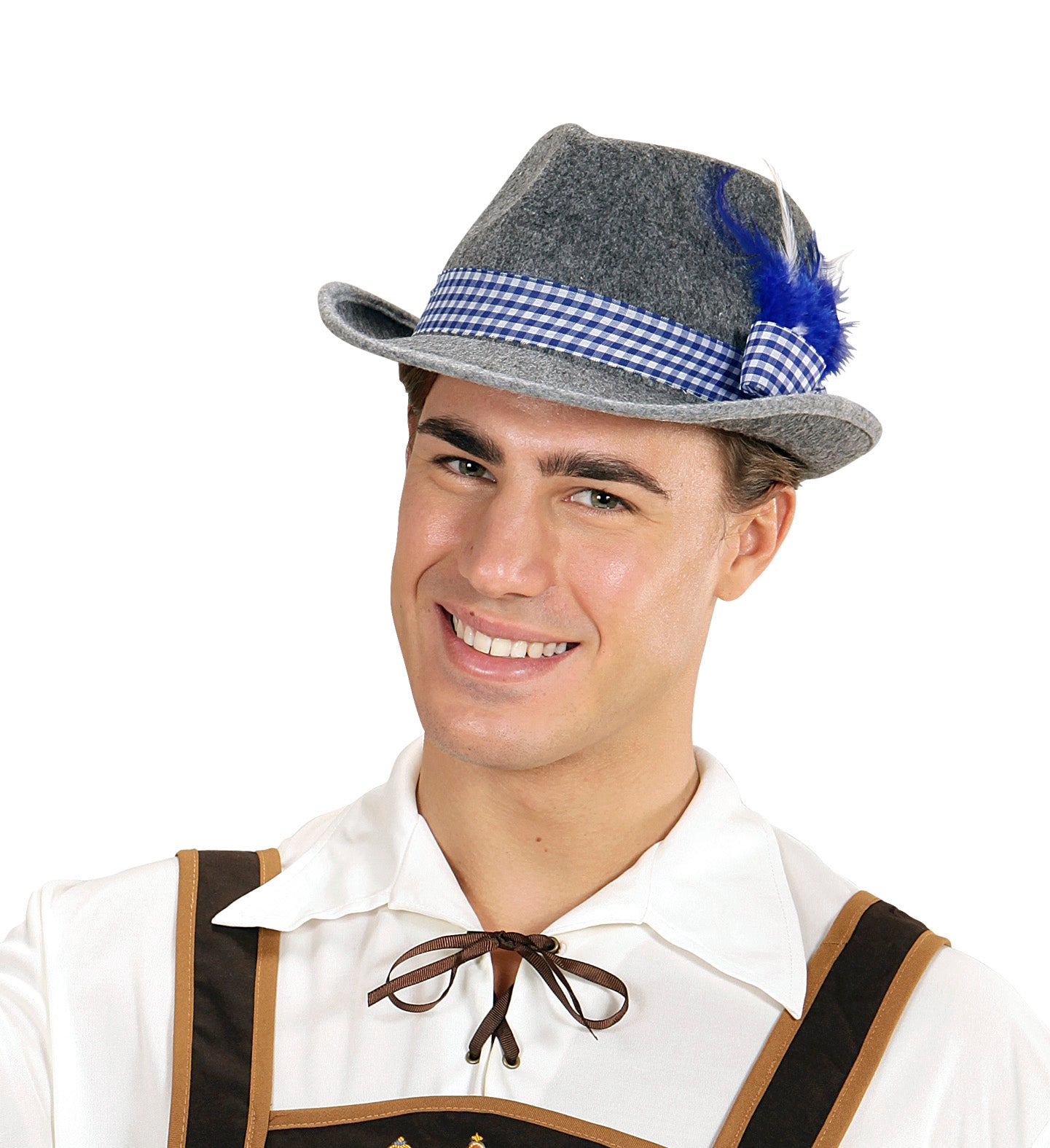 Bavarian Fedora Oktoberfest Hat with Feathers