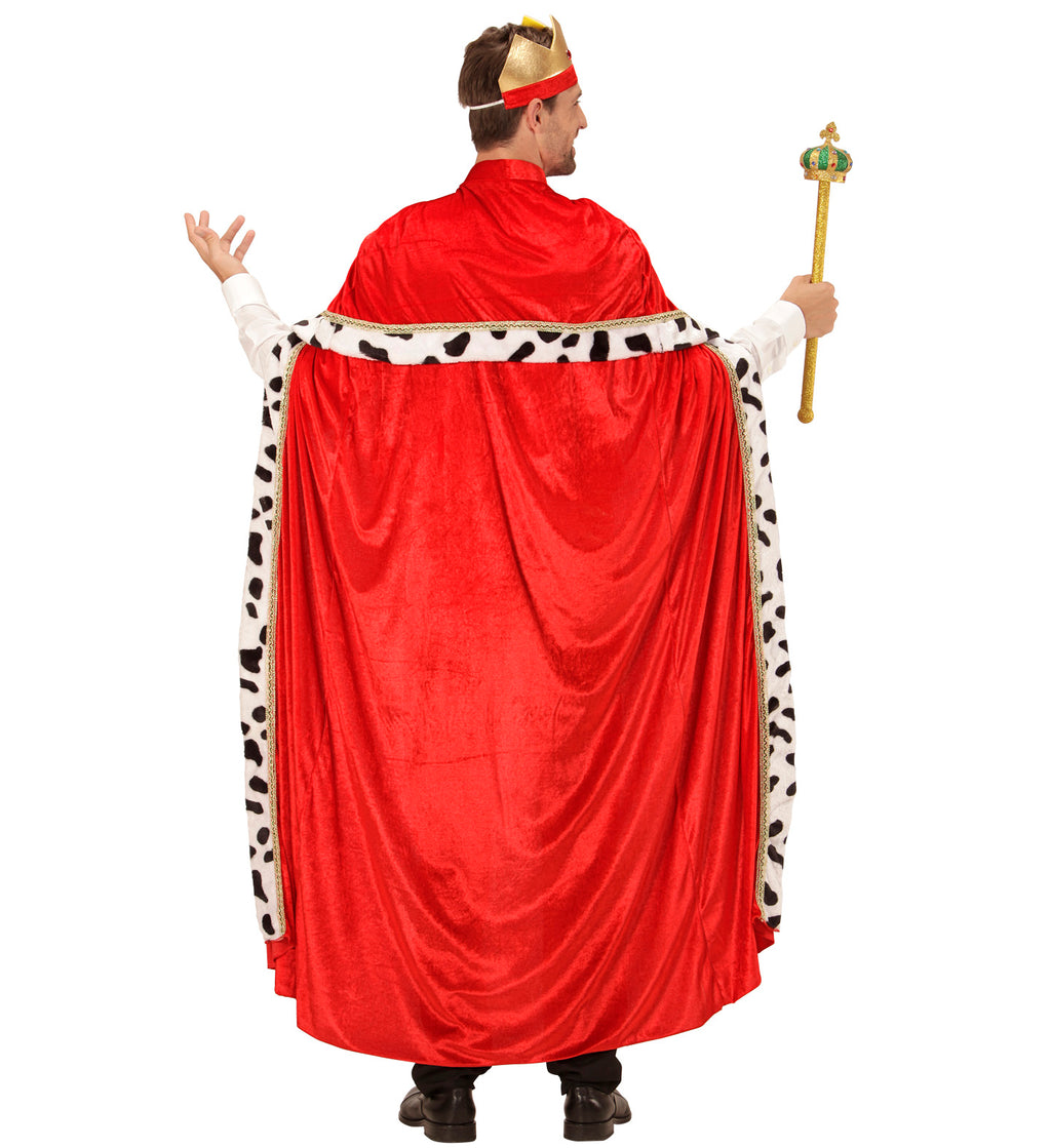 King Robe Backside Adult King Costume - Deluxe Royal Robe & Wise Man Crown