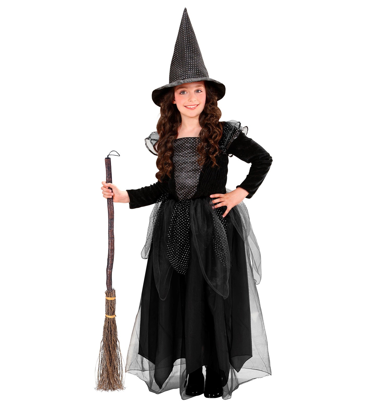 Black Glamour Witch Costume Child