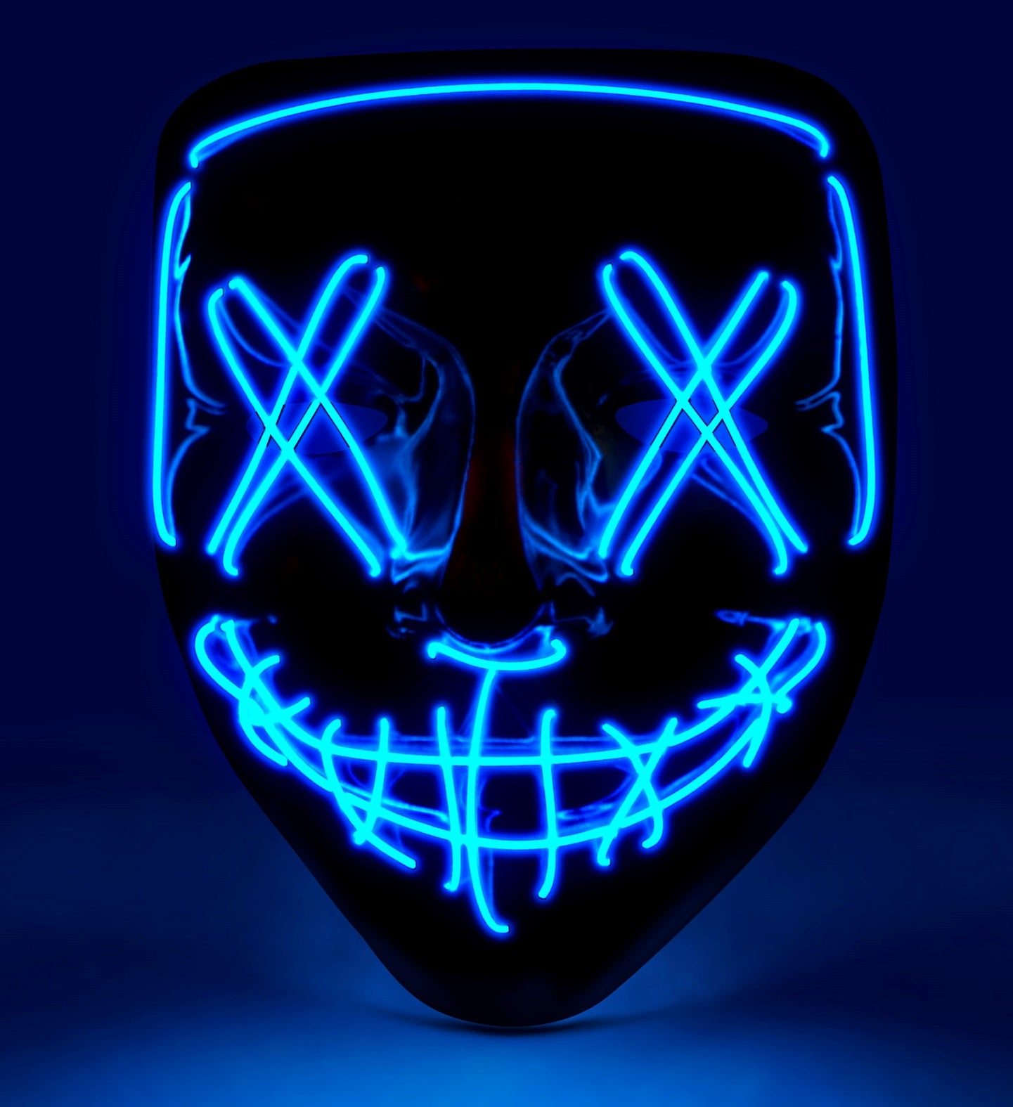 Blue LED Scary Purge Mask