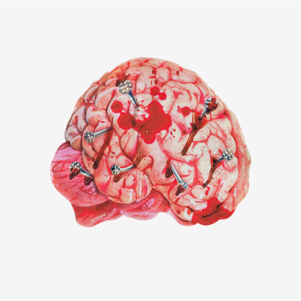 Brain Shaped Paper Napkins Pack of 20