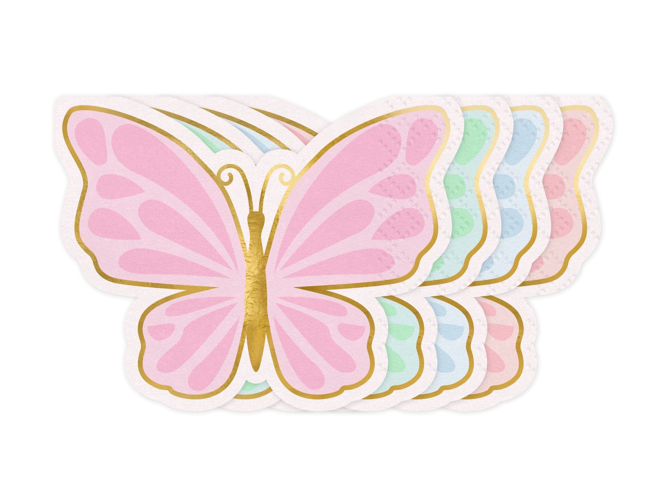 Butterfly Shaped Paper Napkins