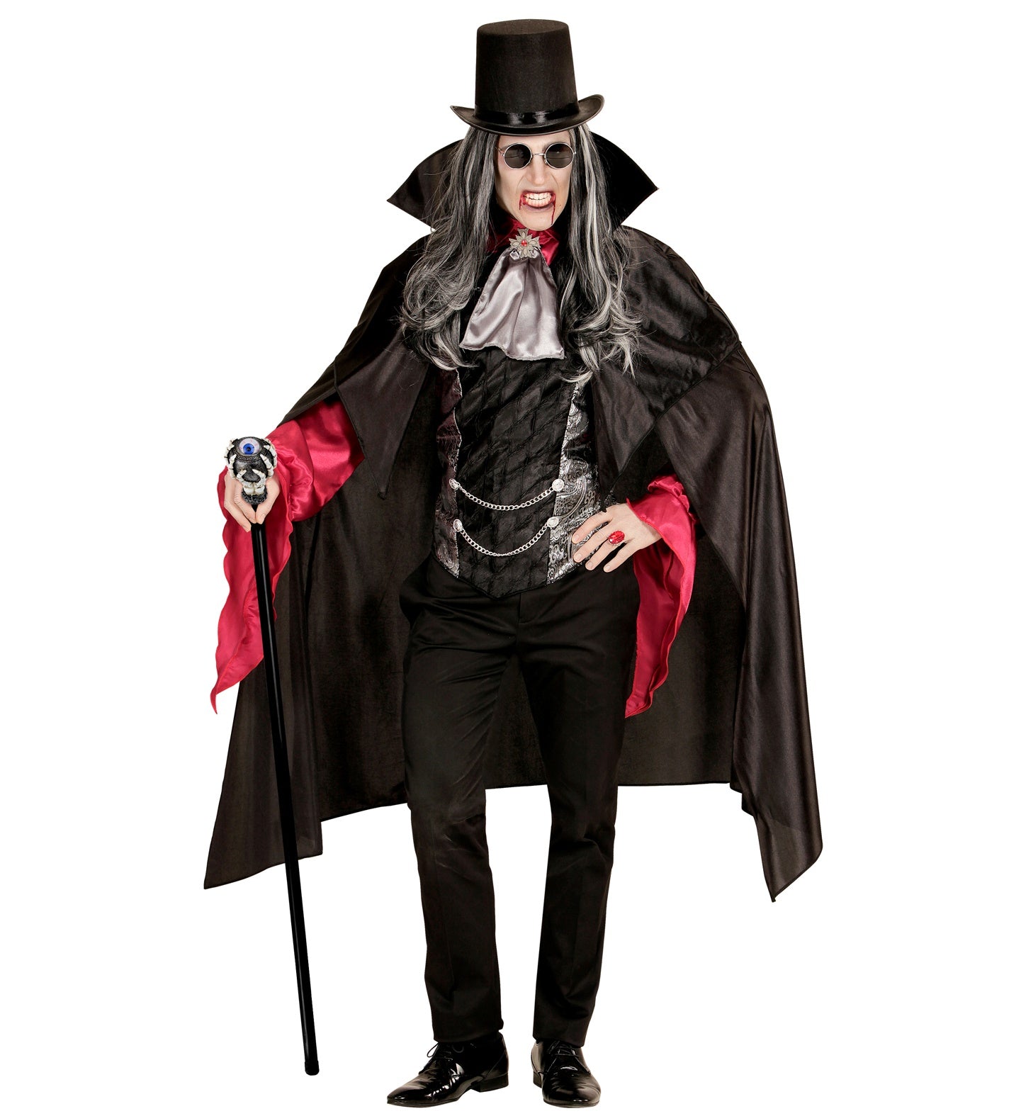 Vampire Cane with Floating Eyeball costume accessory