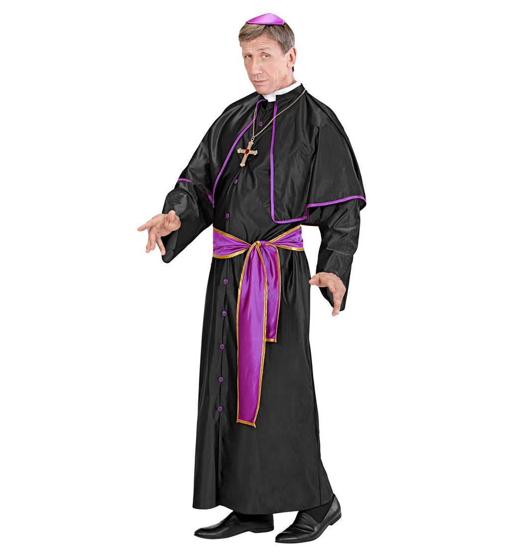 Cardinal Costume Purple| Bishop Costume Adult