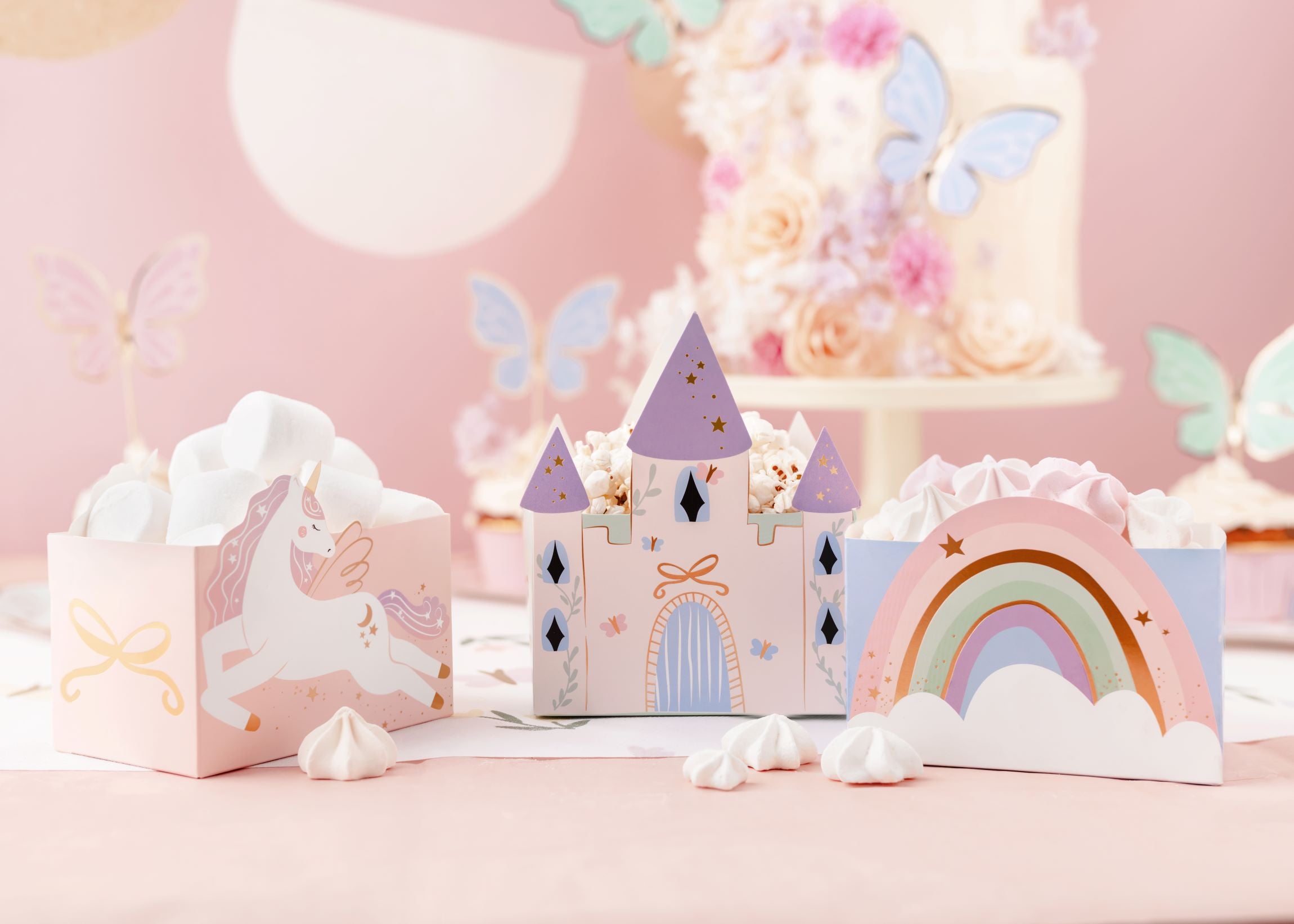 Castle and Unicorns Snack Boxes