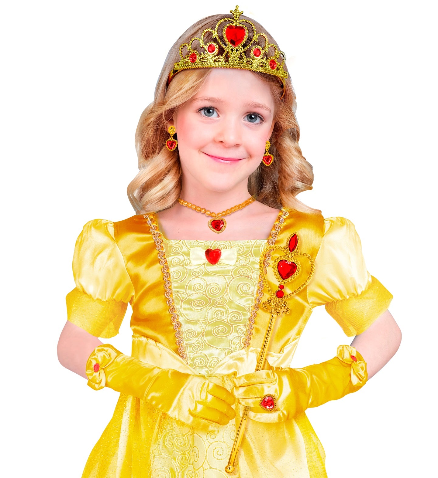 Child's Princess Costume Accessory Set Yellow
