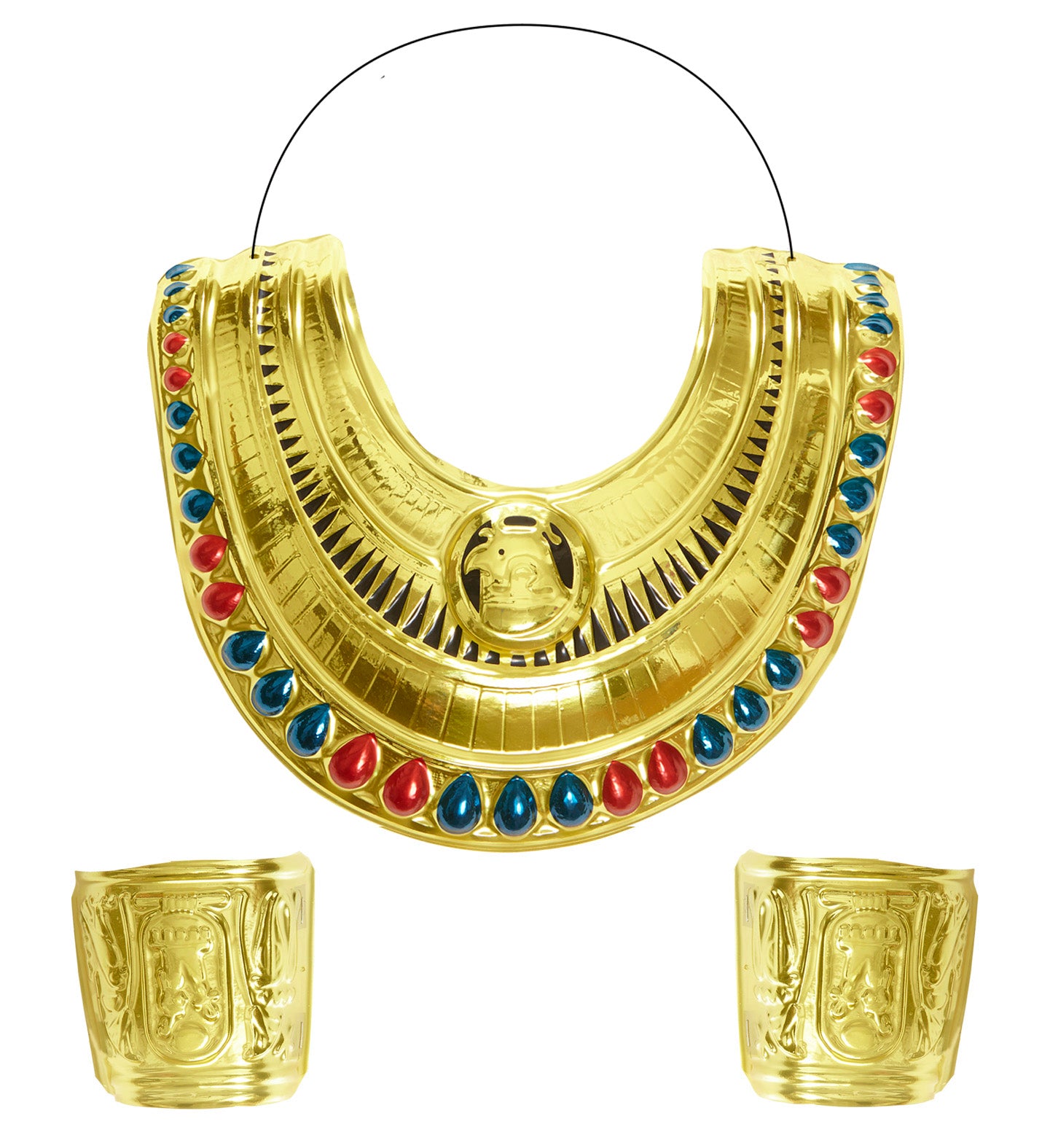 Cleopatra Queen Collar and Bracelets