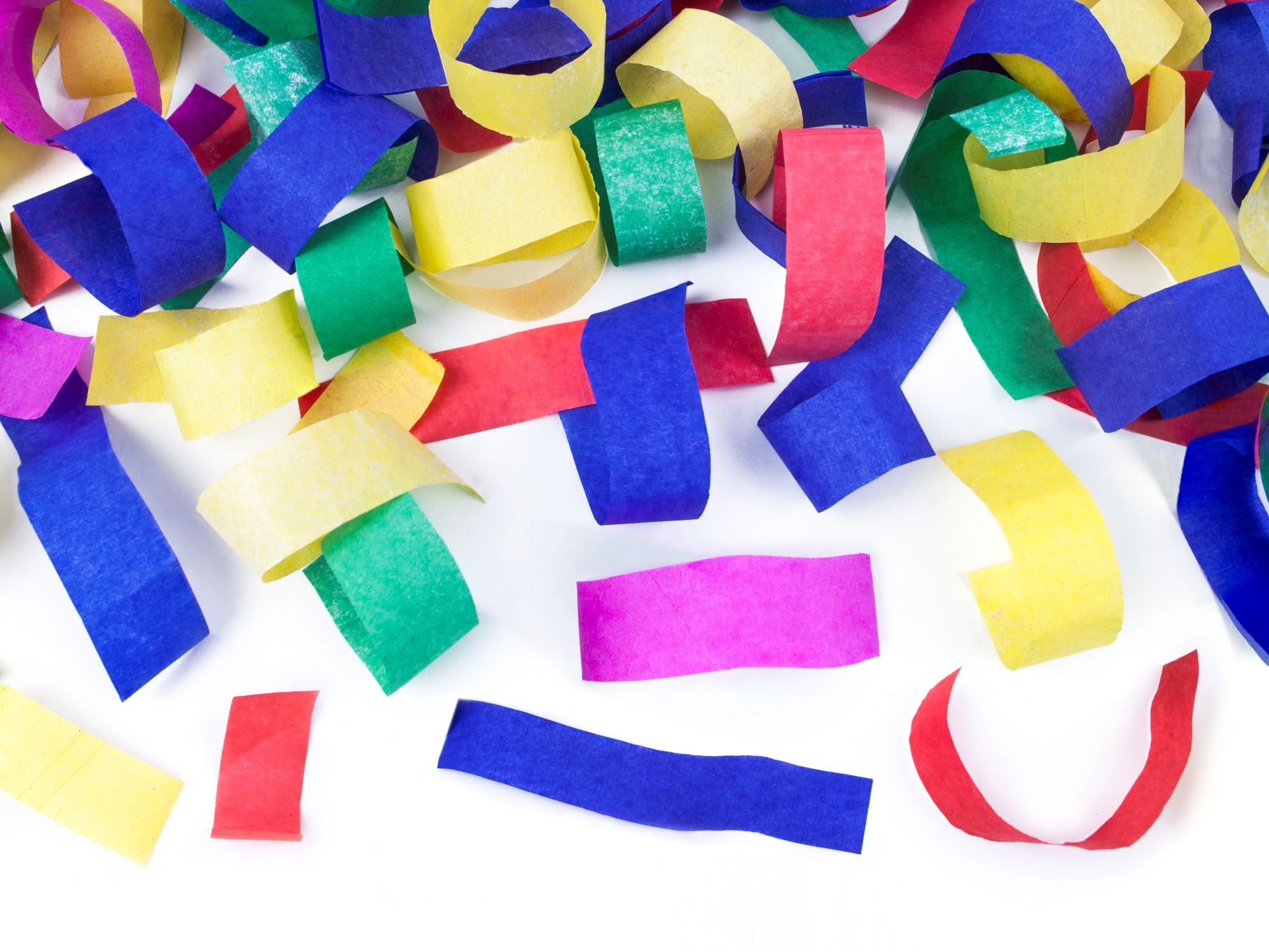 Coloured Paper Confetti Cannon 20cm for party