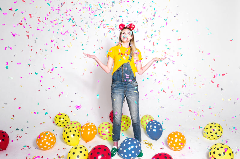 20cm Coloured Paper Confetti shooter 