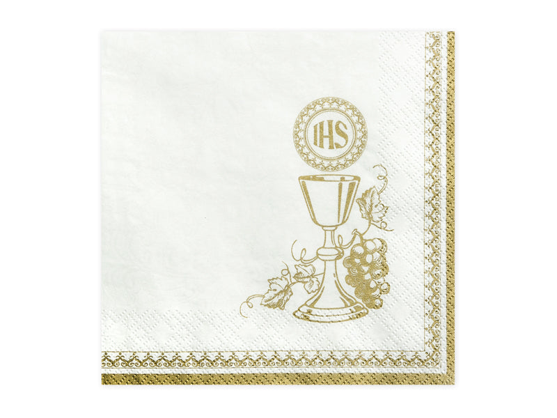 Communion Chalice Napkins Pack of 20