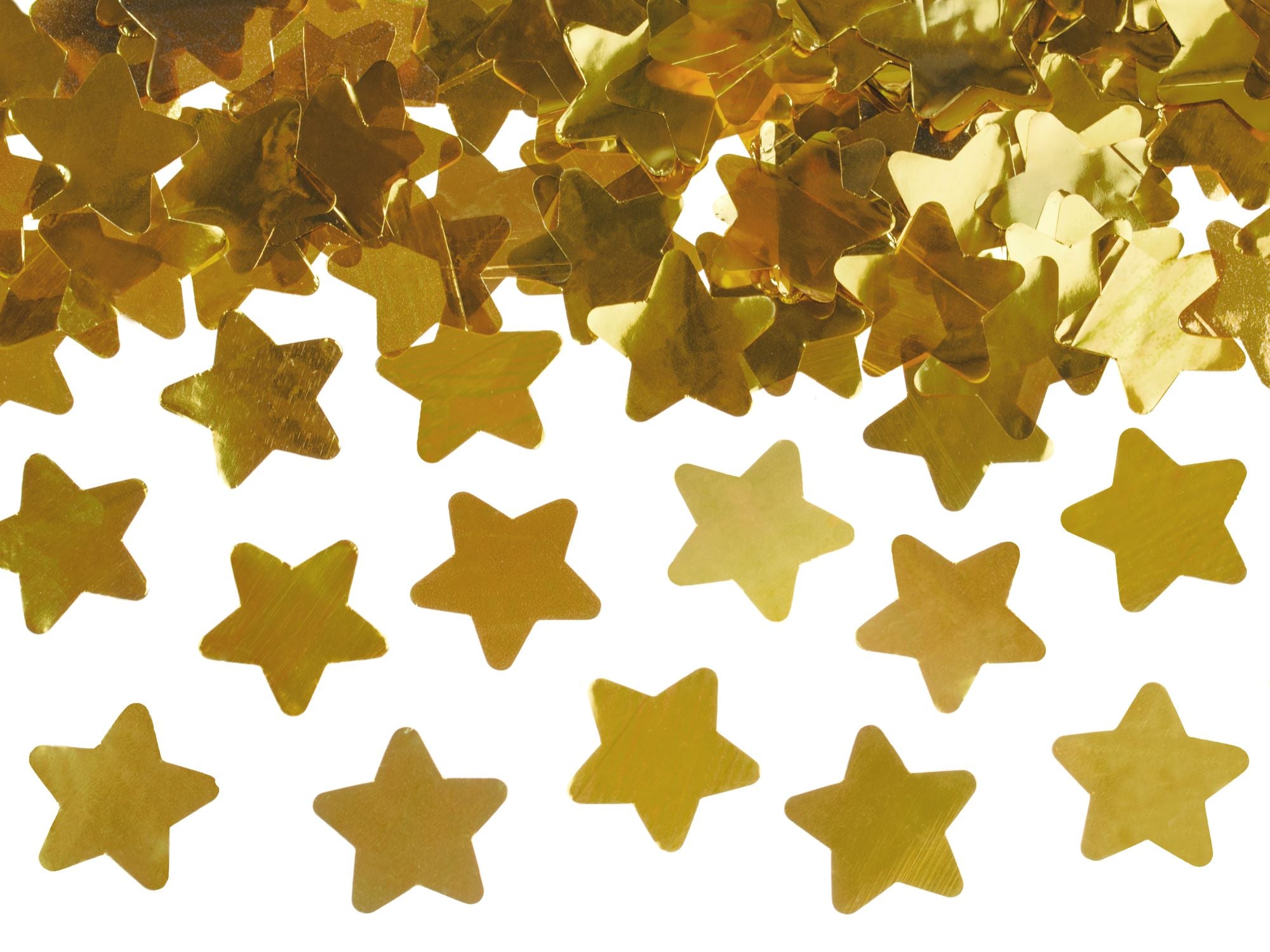 Confetti Cannon Metallic Gold Stars 28cm