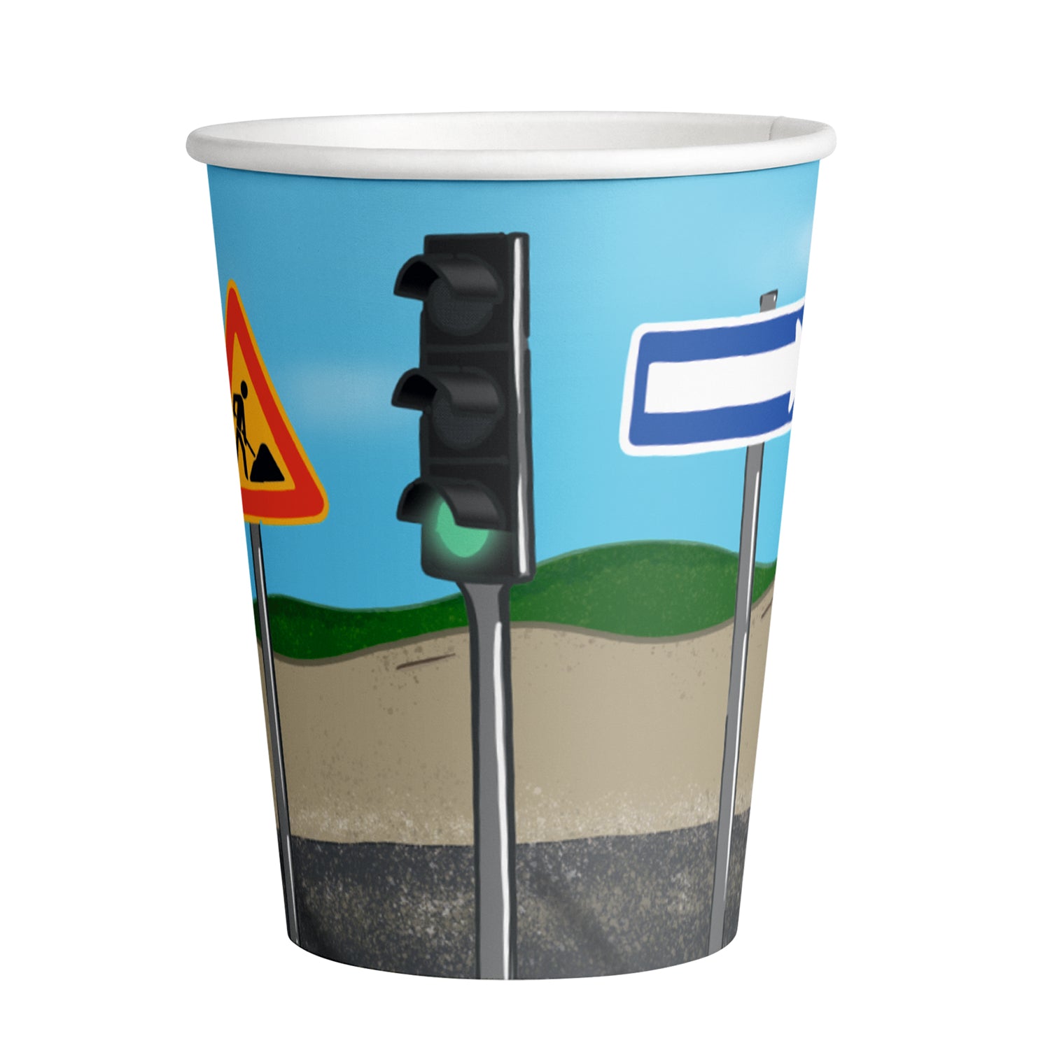 Construction Theme Paper Cups