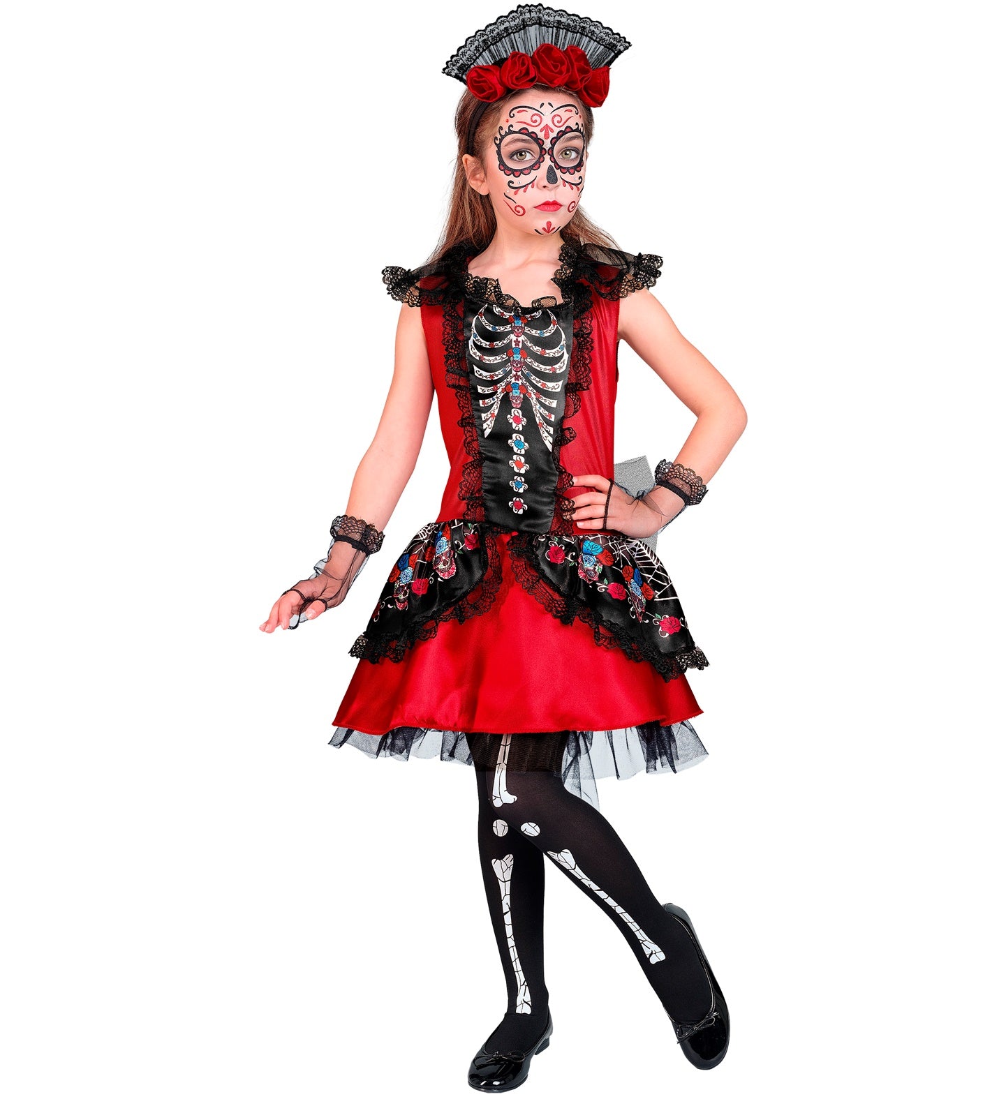 Day of the Dead Senorita Halloween Costume Child's