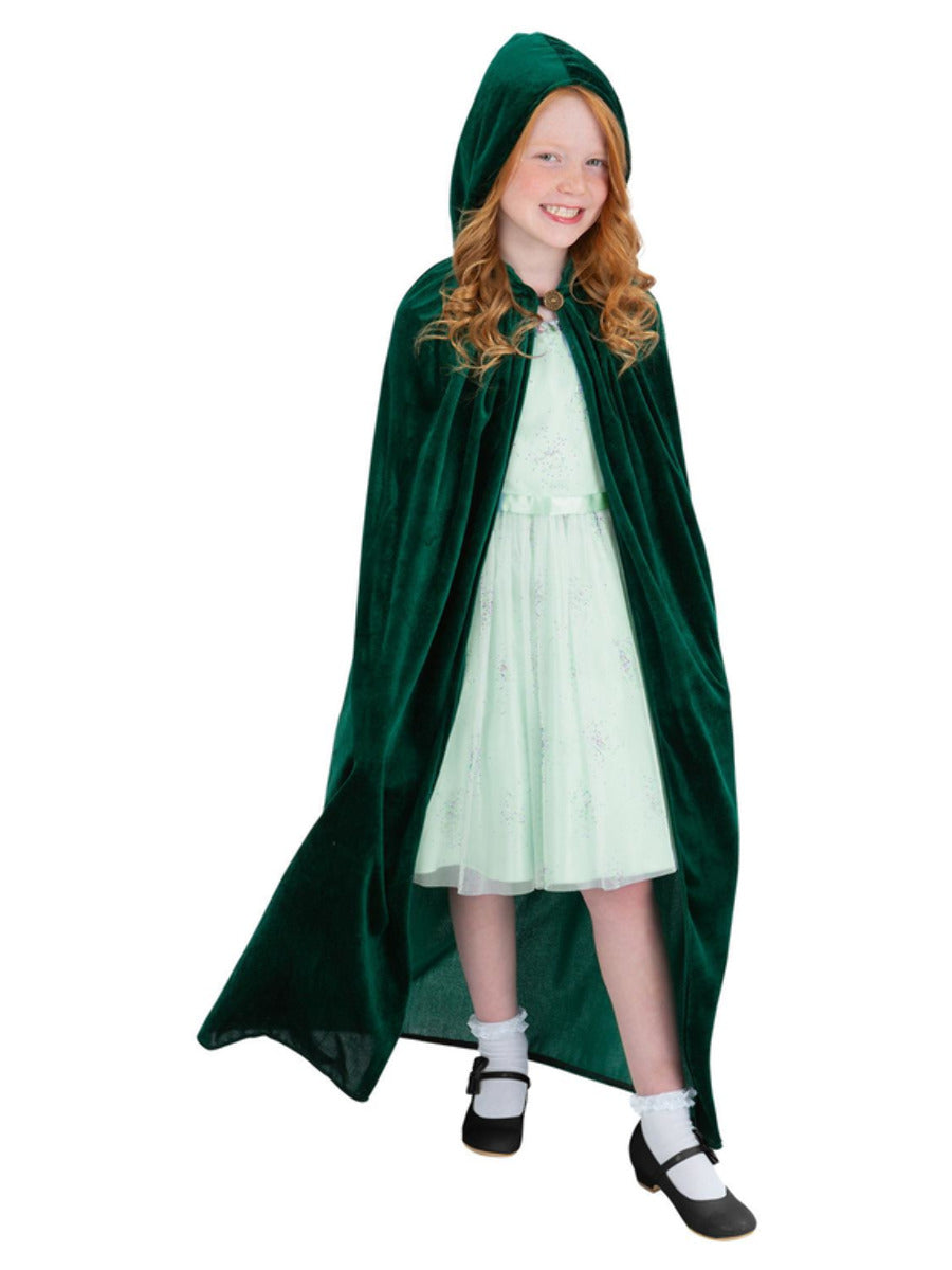 Deluxe Child's Cloak Emerald Green