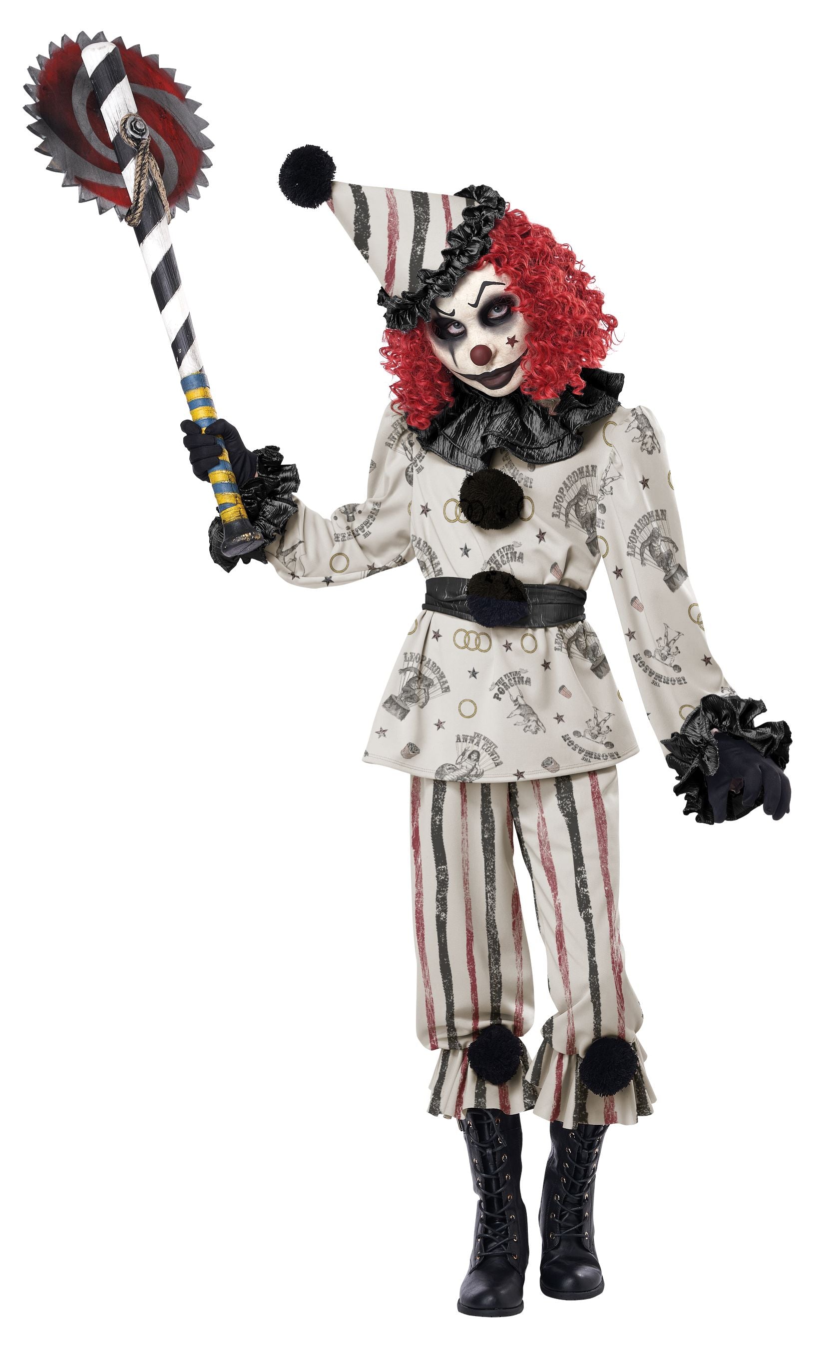 Kids clown fancy dress best sale