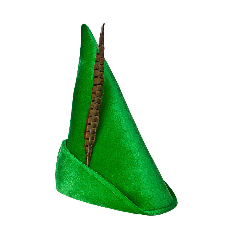 Deluxe Peter Pan Hat with Feather