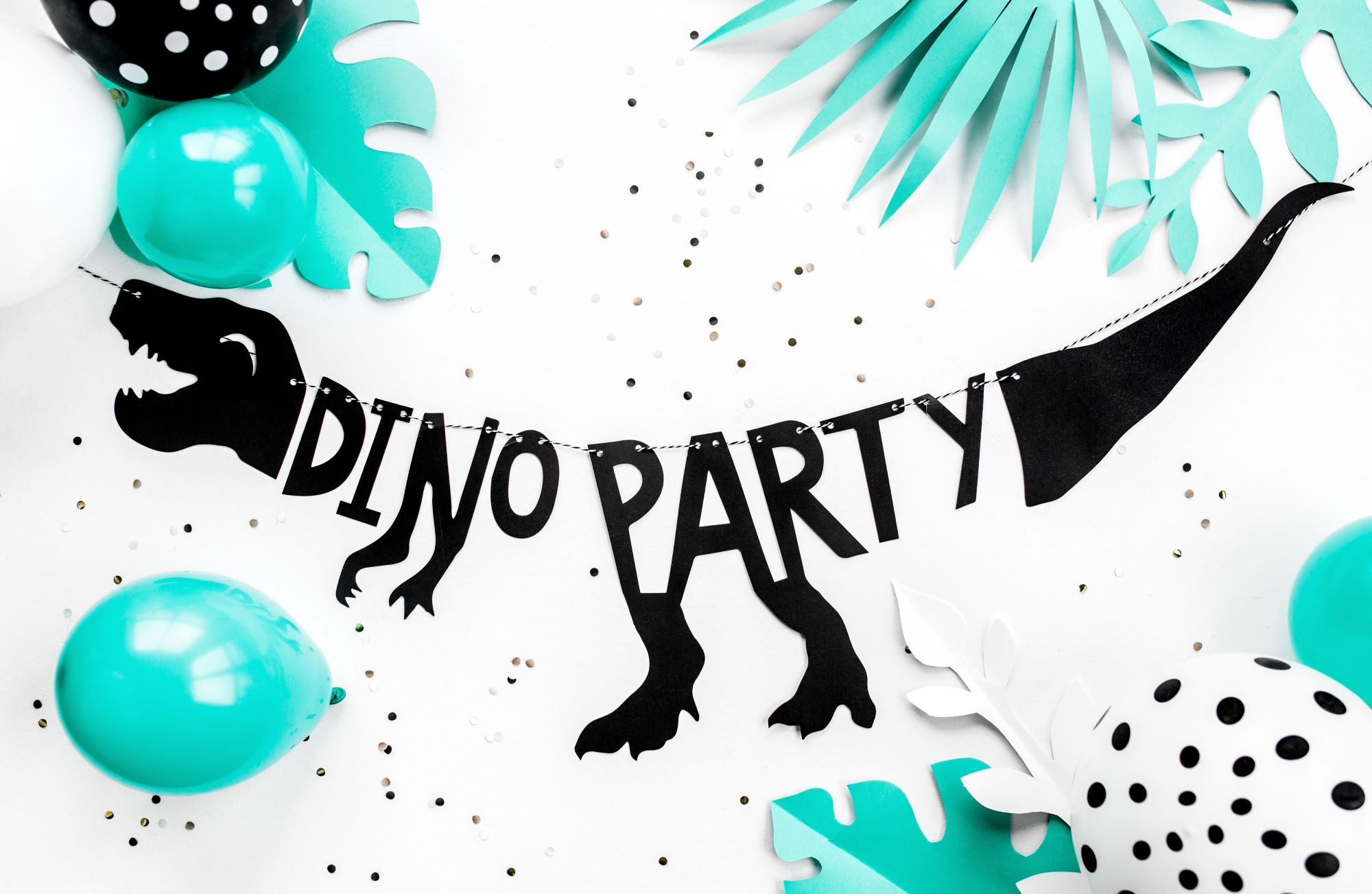 Dino Party Dinosaur Banner