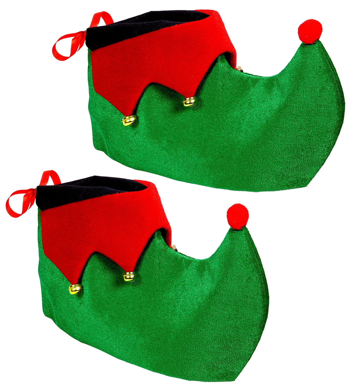 Elf Shoe Covers Green & Red