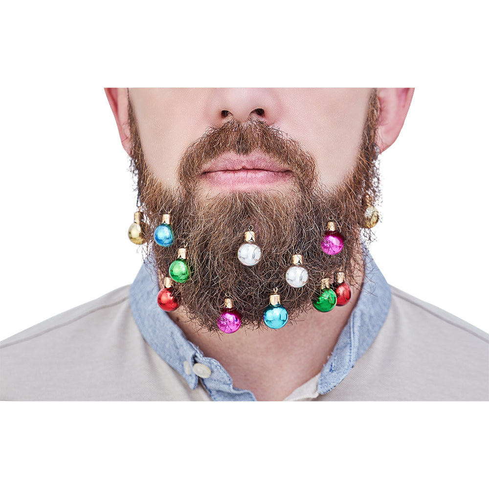 Funny Xmas Beard Baubles