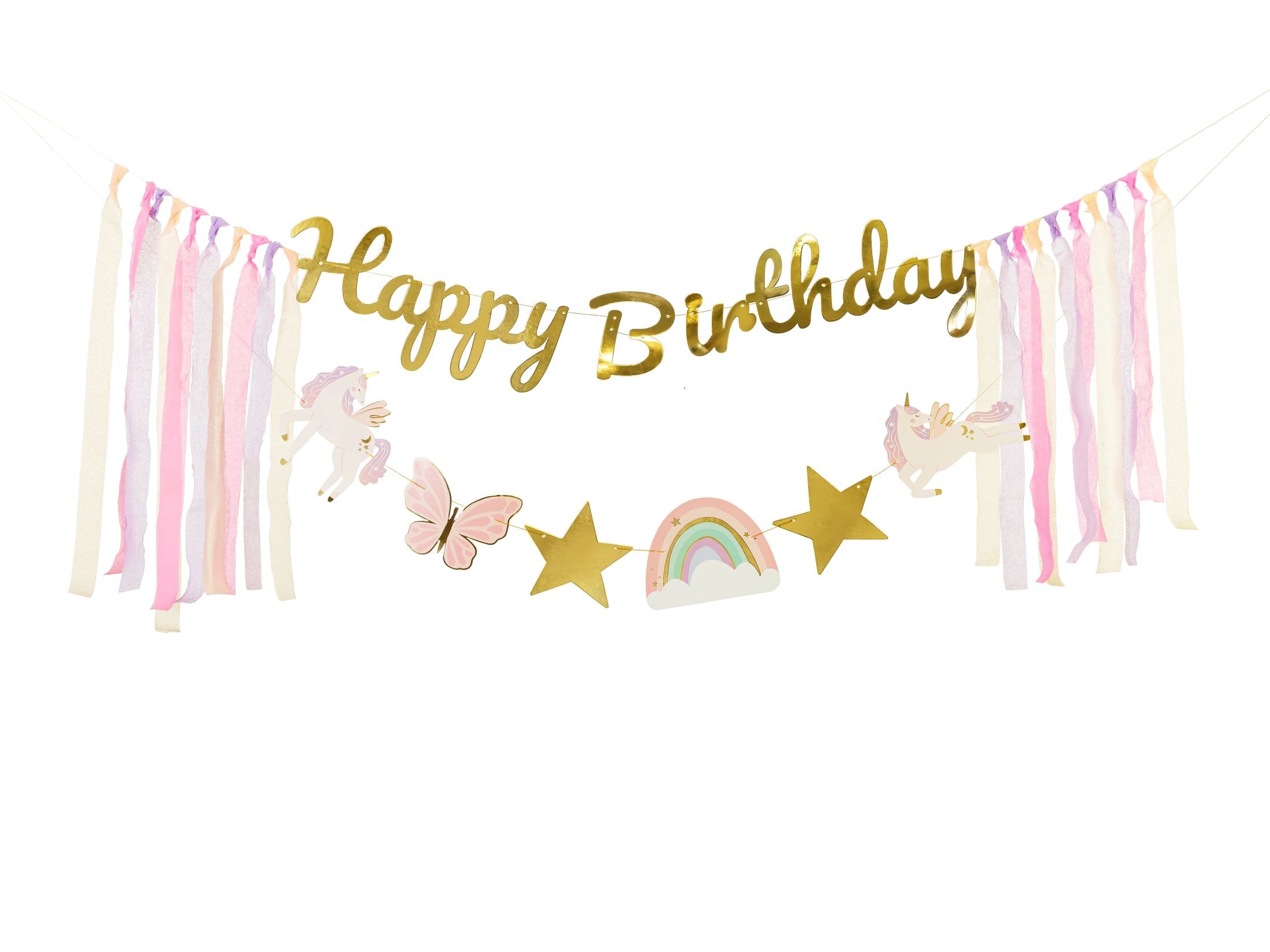 Unicorns Happy Birthday Bunting