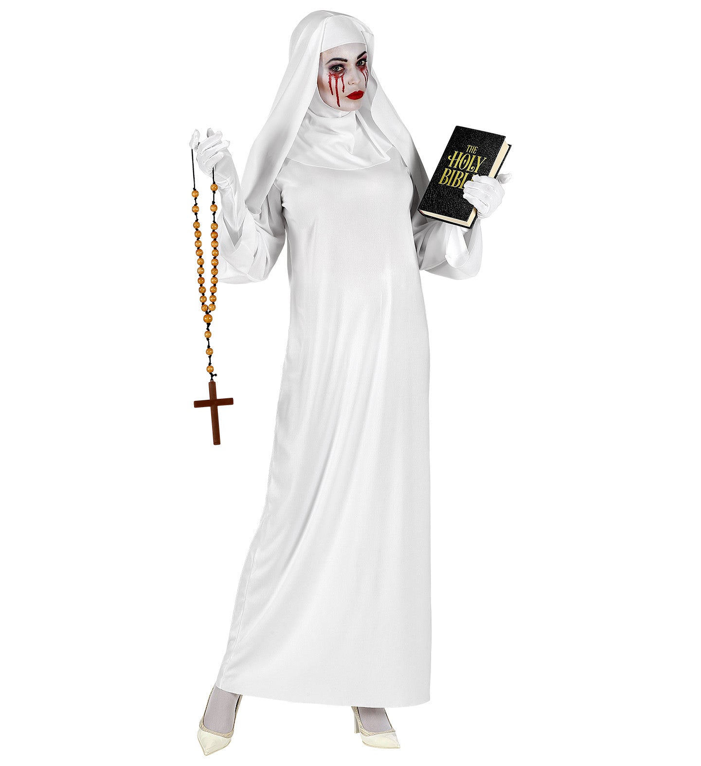 Ghostly White Nun Costume Adult