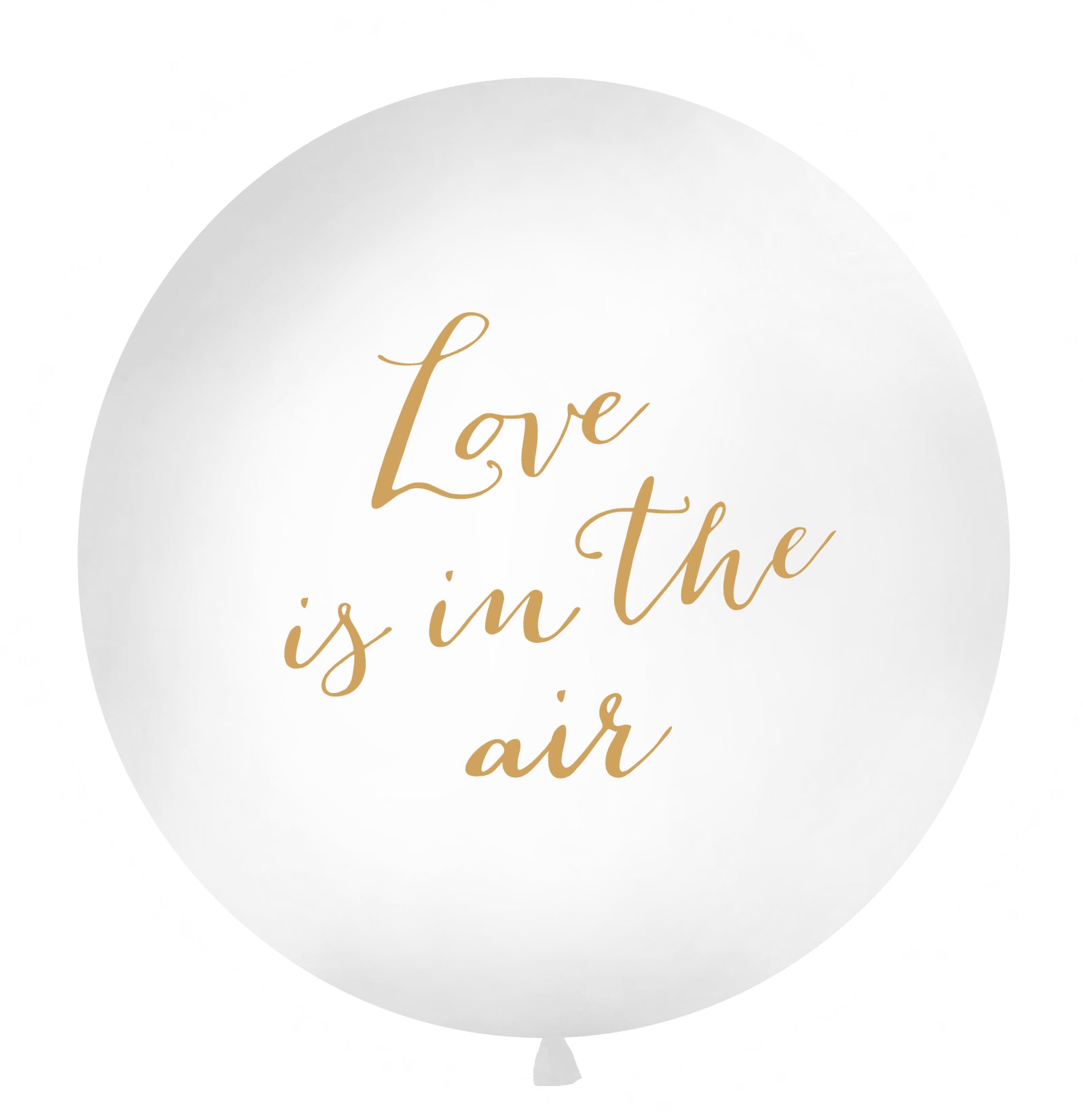 Giant Love is in the Air Balloon Gold party decoration