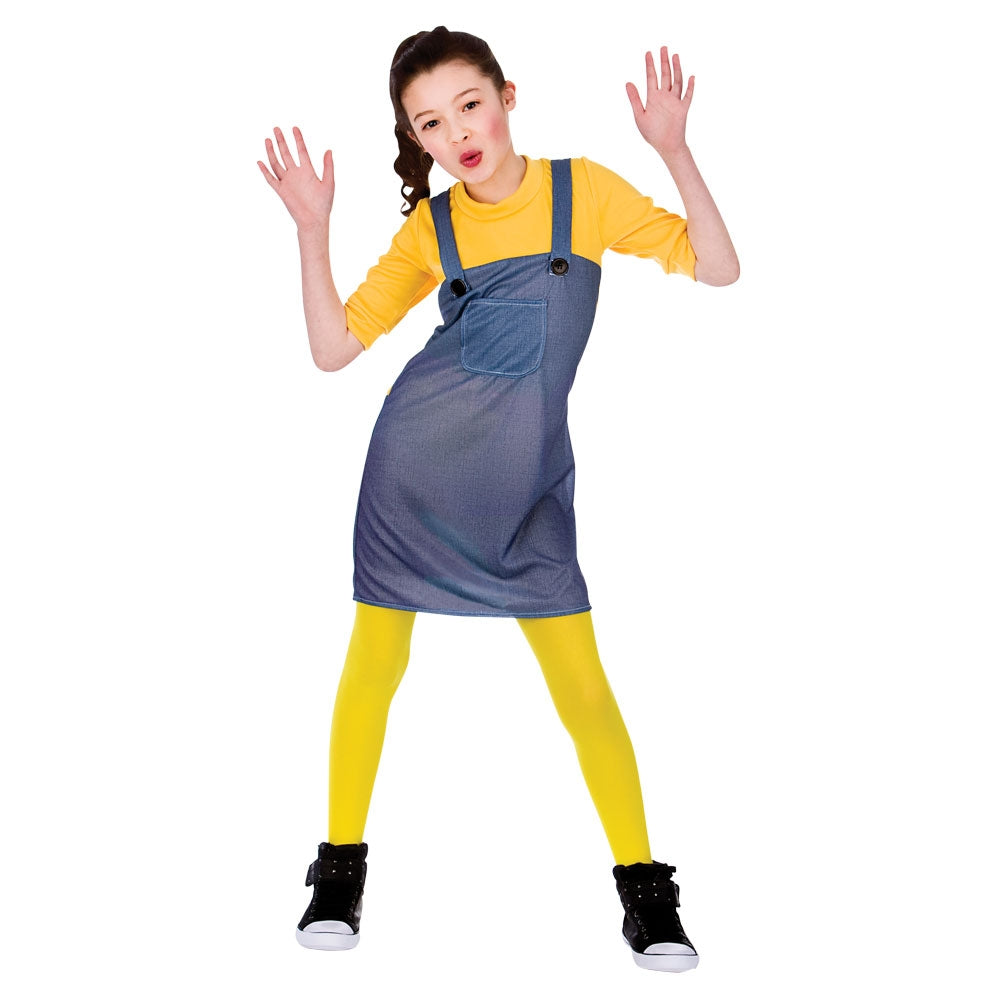 Mischievous Minion Worker Costume - Girls