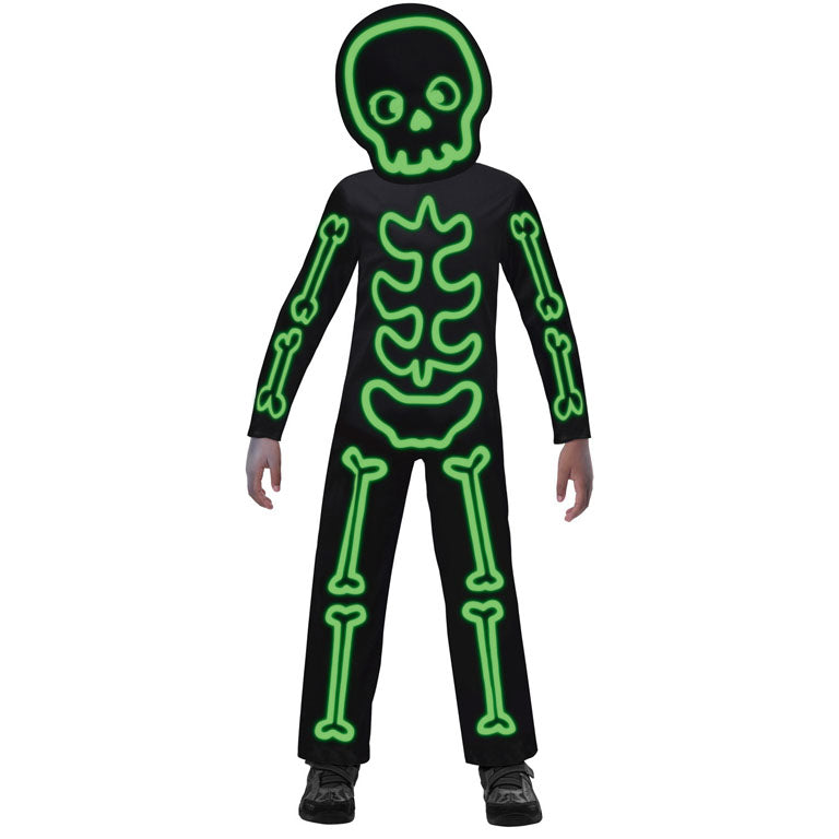 Glow in the Dark Stick Skeleton Costume Child's