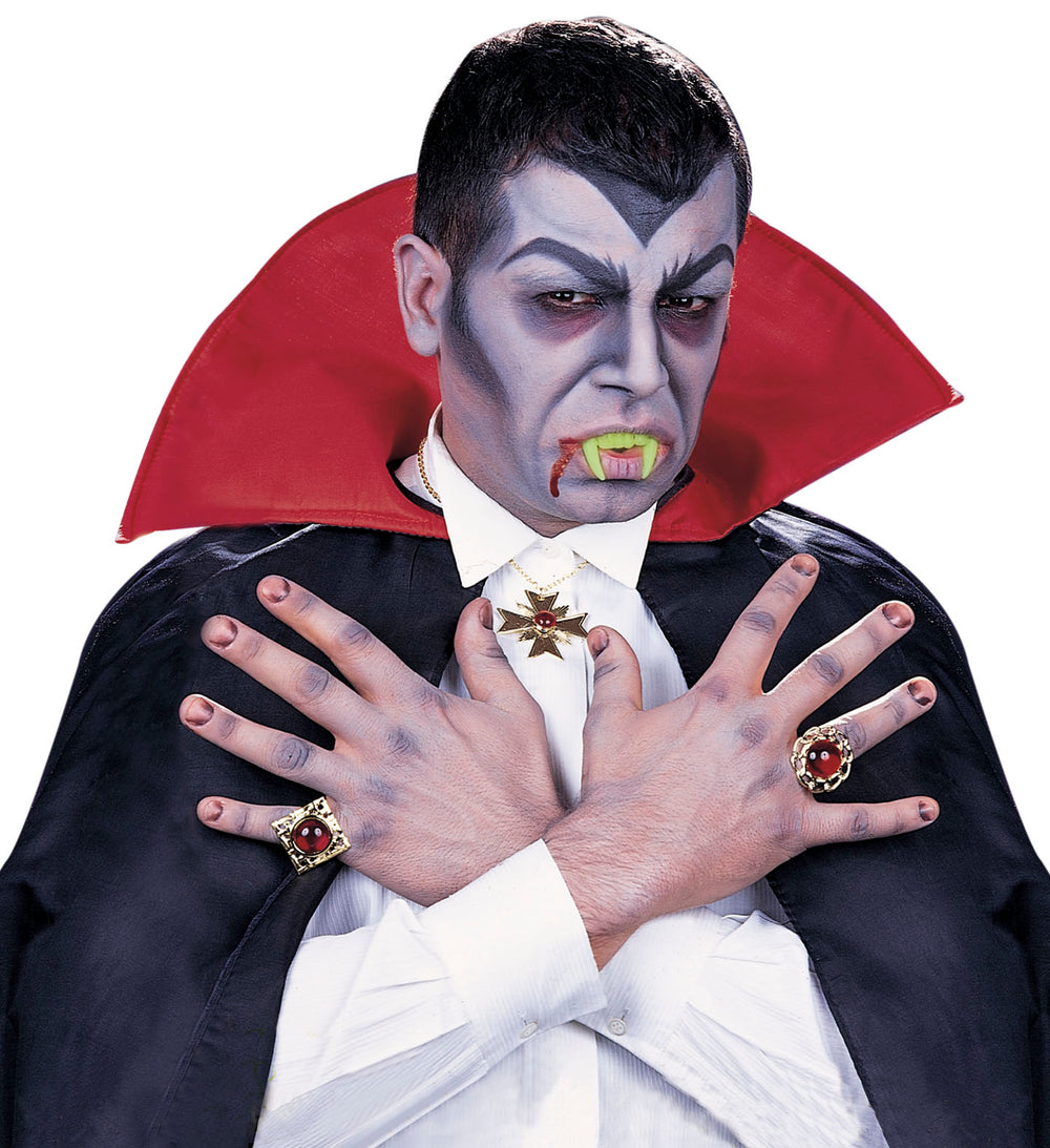 Glow in the Dark Vampire Teeth Halloween Costume Accessory