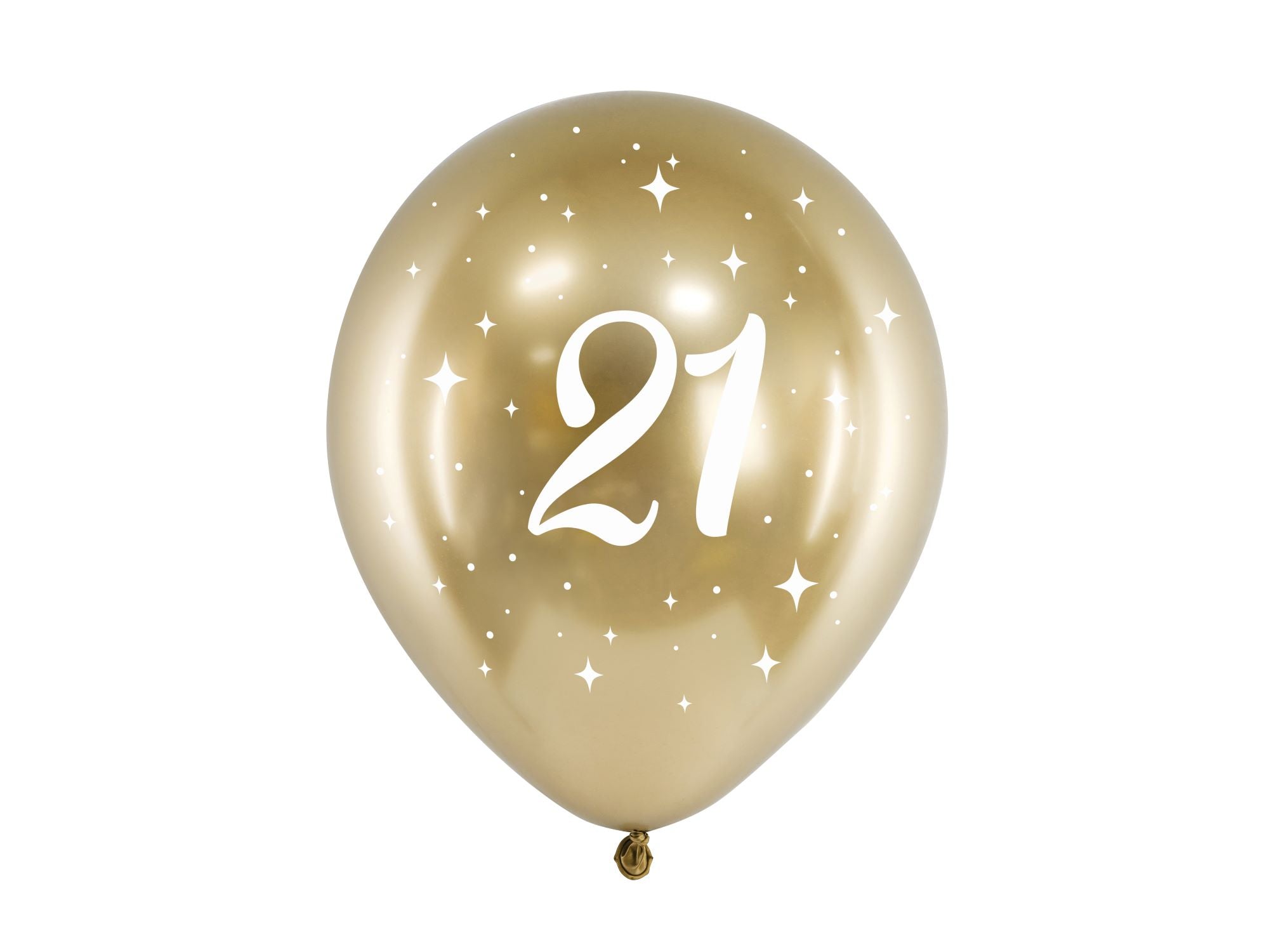 Gold 21st Birthday Balloon