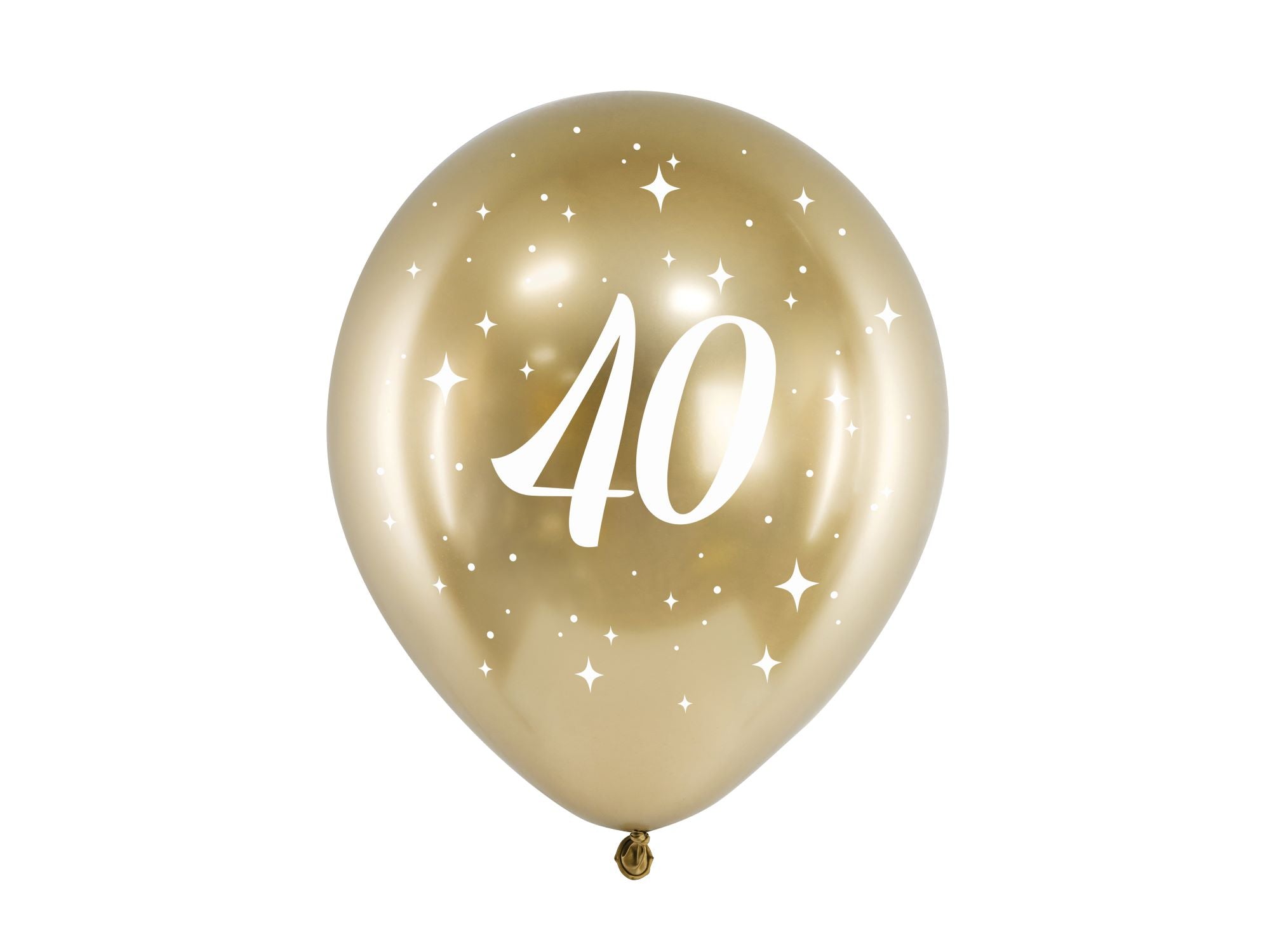 Gold 40th Birthday Balloons