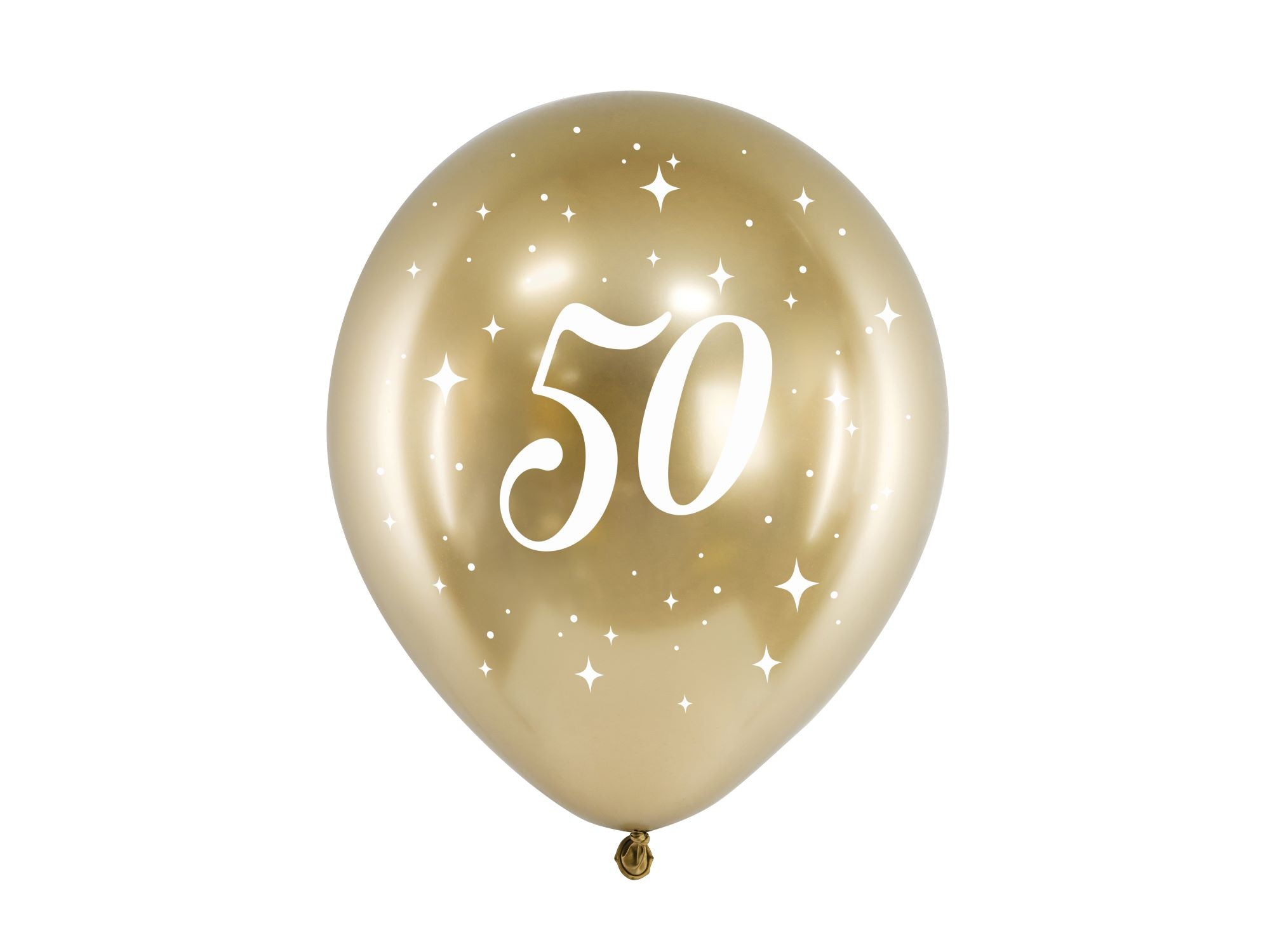 Gold 50th Birthday Balloon