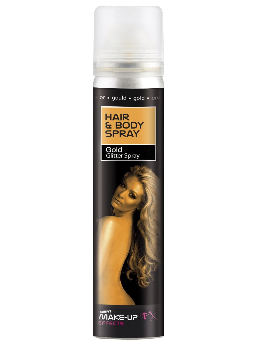 Gold Glitter Hair and Body Spray