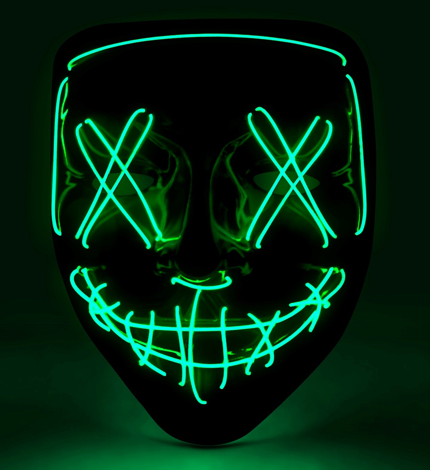 Green LED Scary Purge Mask