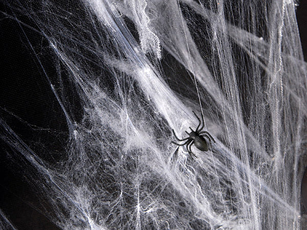 Halloween Spiderweb White decoration