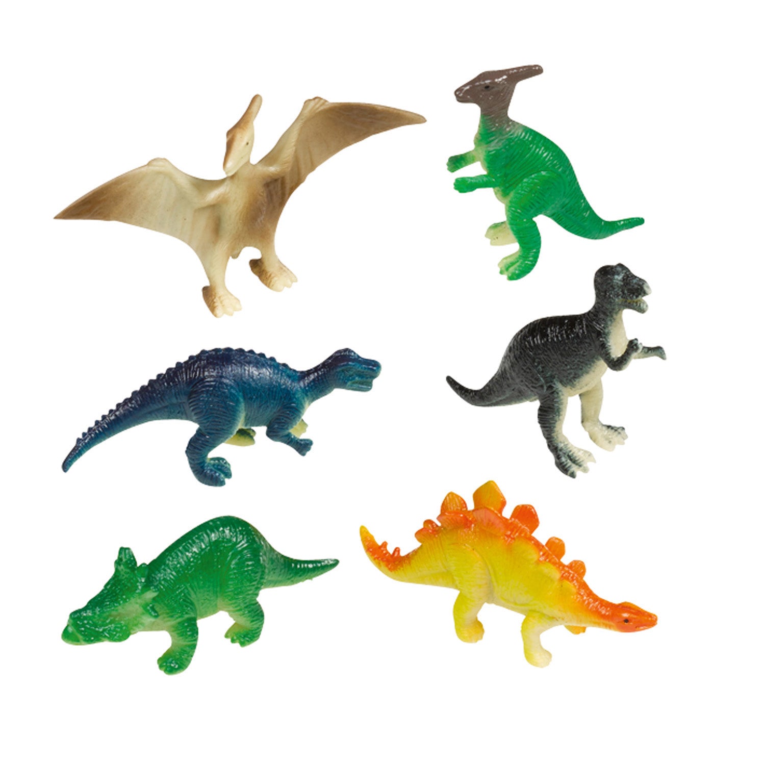 Happy Dinosaur Mini Figures Pack of 8