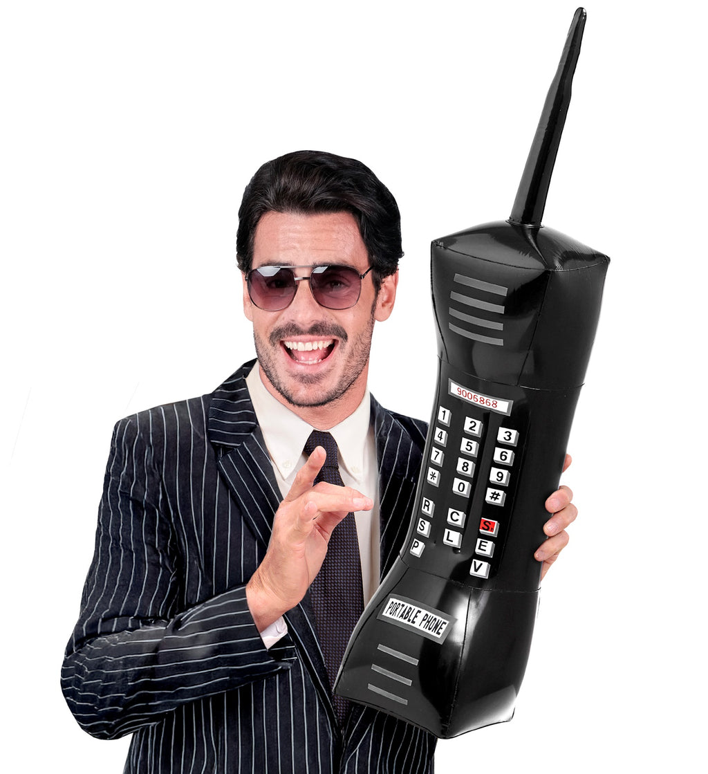 Inflatable 80s Mobile Phone | Retro Costume Prop | MyFancyDress.ie