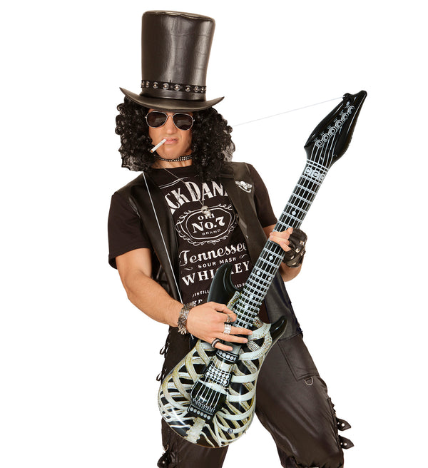 Inflatable Skeleton Guitar costume accessory